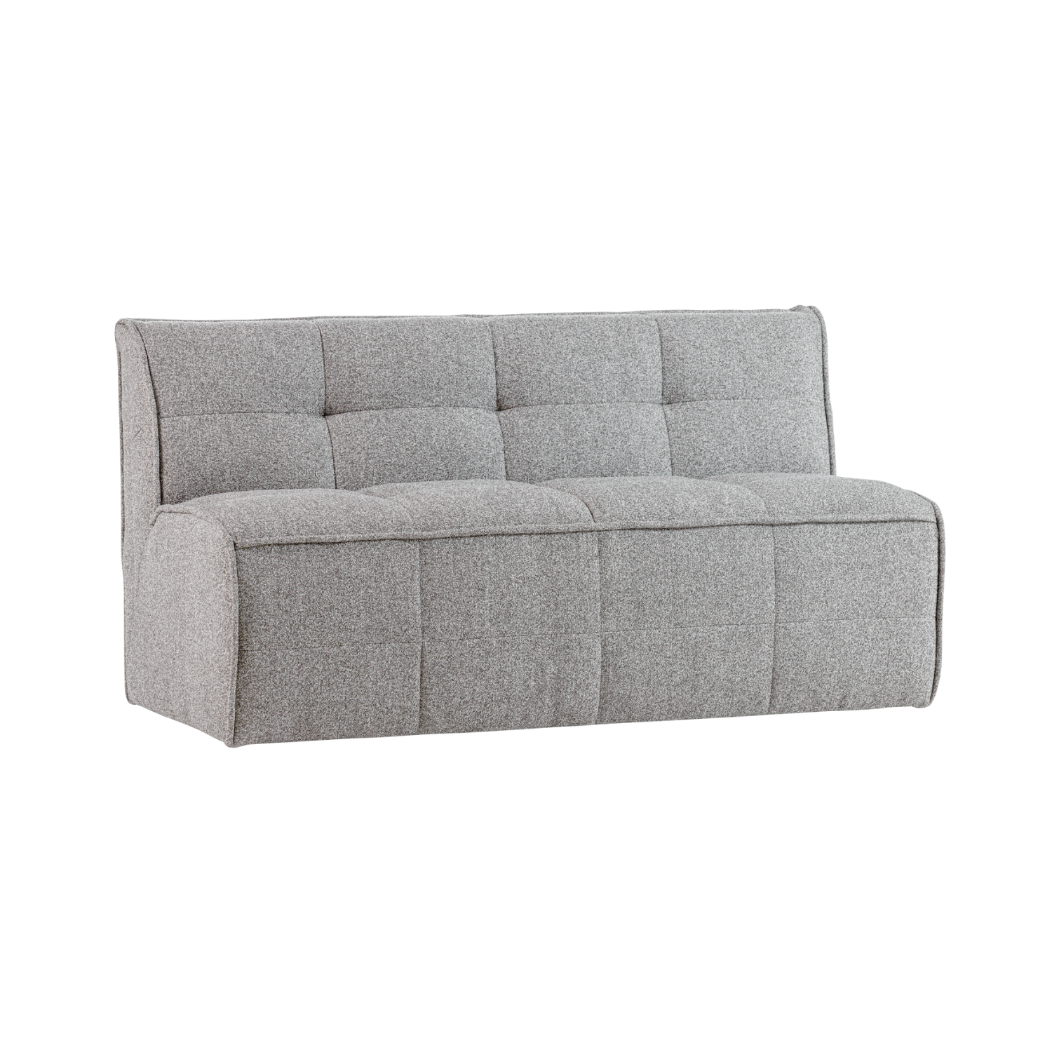 Sofa CLUSTER BENCH - moduł 3-osobowy szary bouclé – Woood