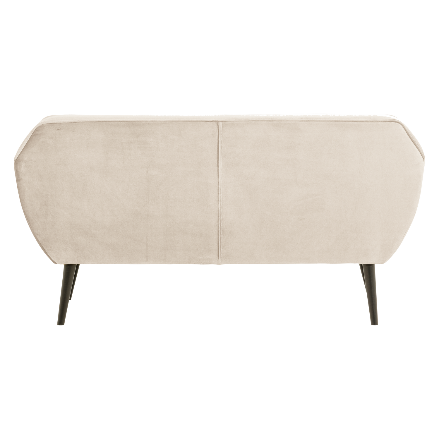 Cream Velvet 2-Seater Sofa ROCCO