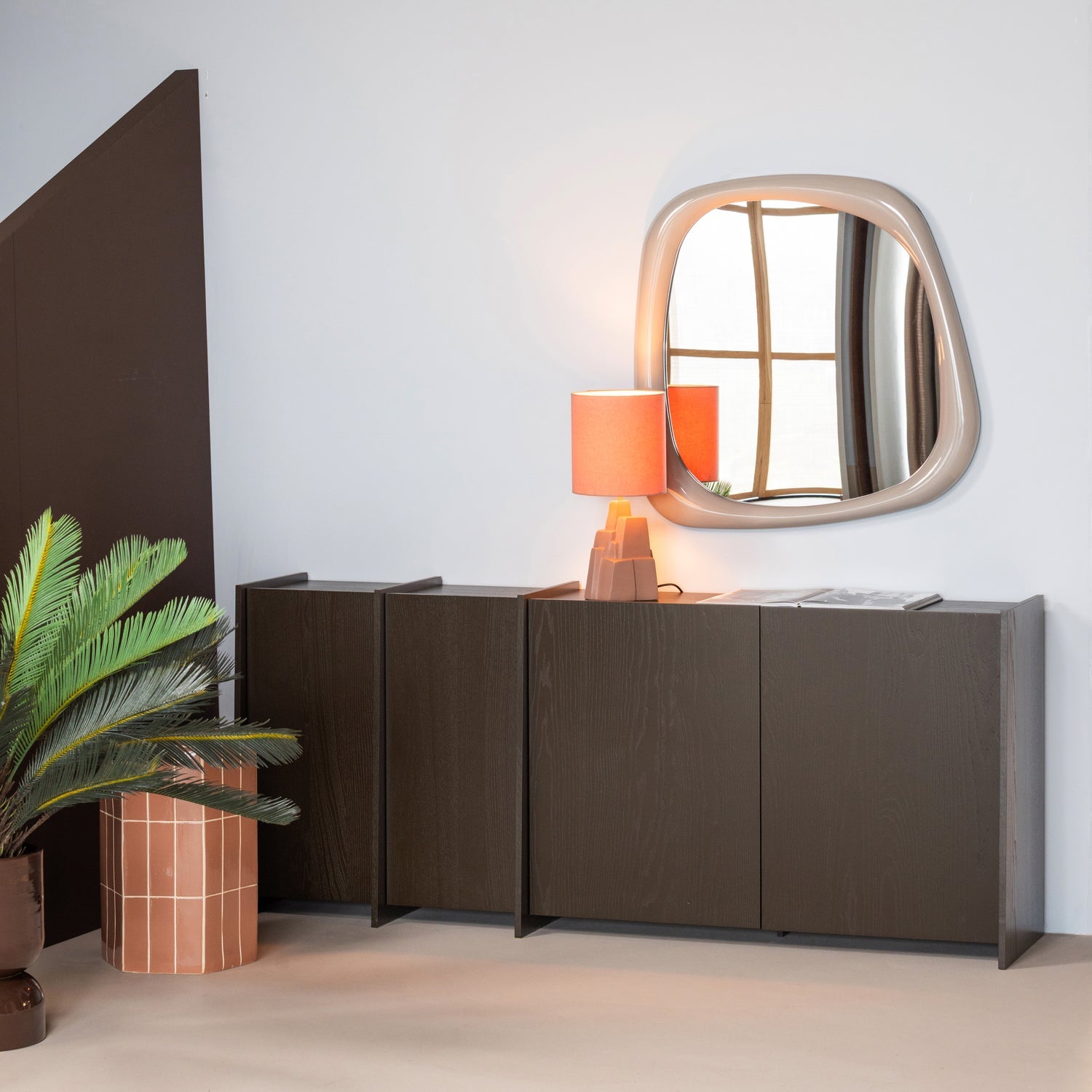 BROCK Chest of Drawers Brown