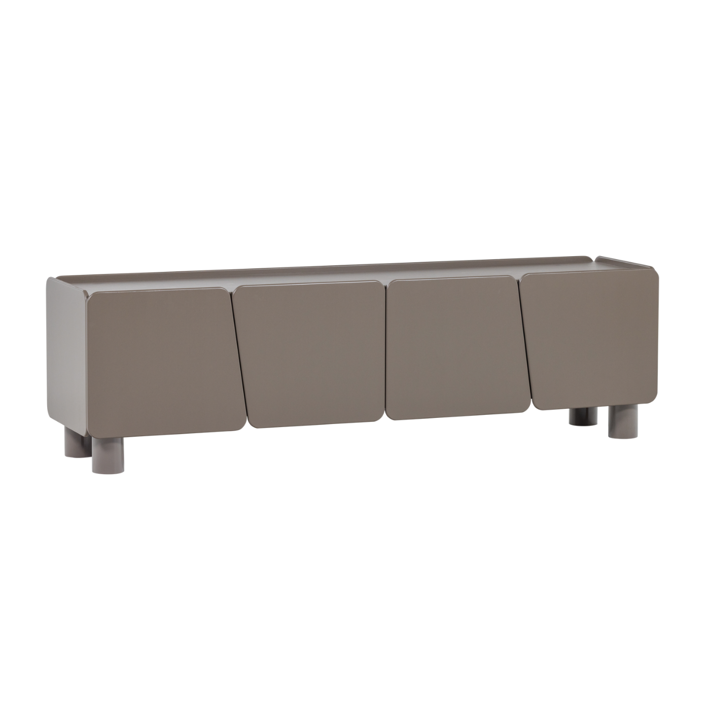 ROOT TV Cabinet in Truffle Brown