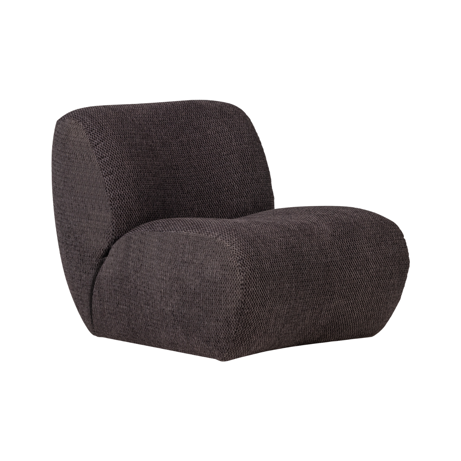 NOMU Armchair in Anthracite Chenille