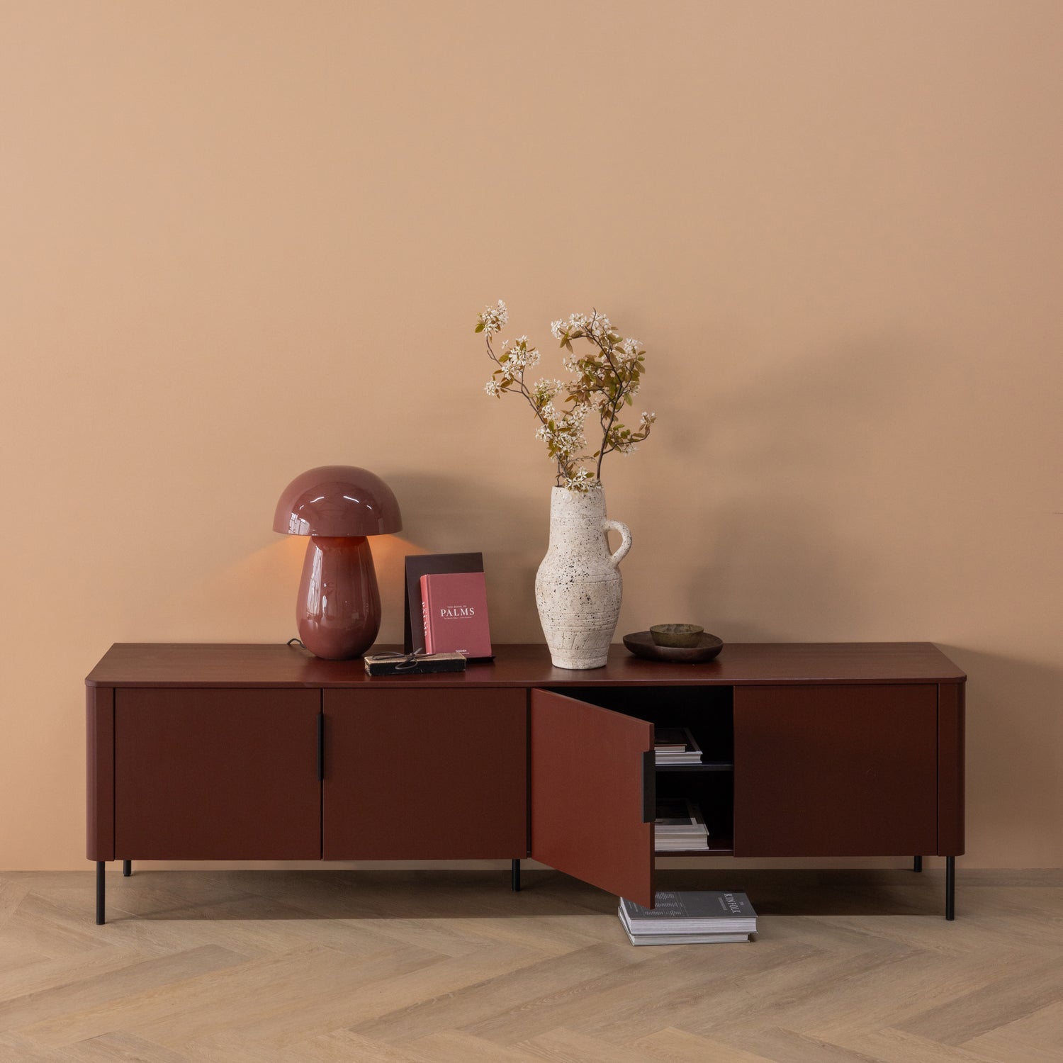 RTV-kast GUNNAR bordeaux