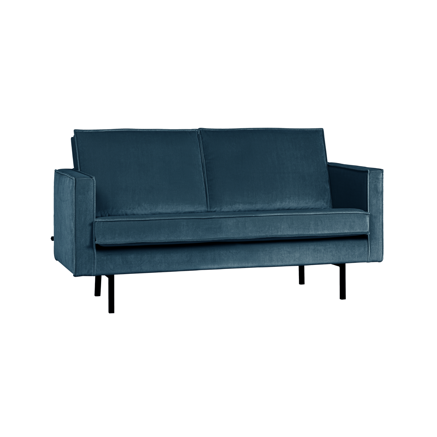 Sofa aksamitna 2-osobowa RODEO niebieski – Woood