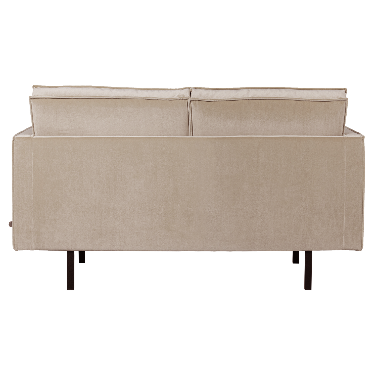 Sofa van fluweel 2-zits RODEO khaki