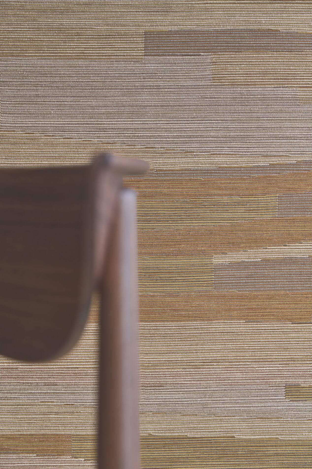 Strukturierte Textiltapete mit Streifen und Jacquardgewebe HALANA - ECRU ecru