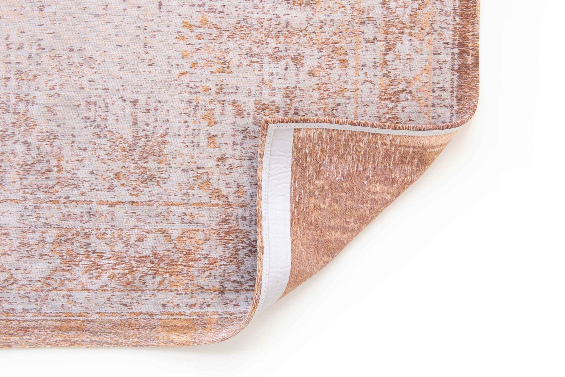 Medallon rug salmon salmon-gray