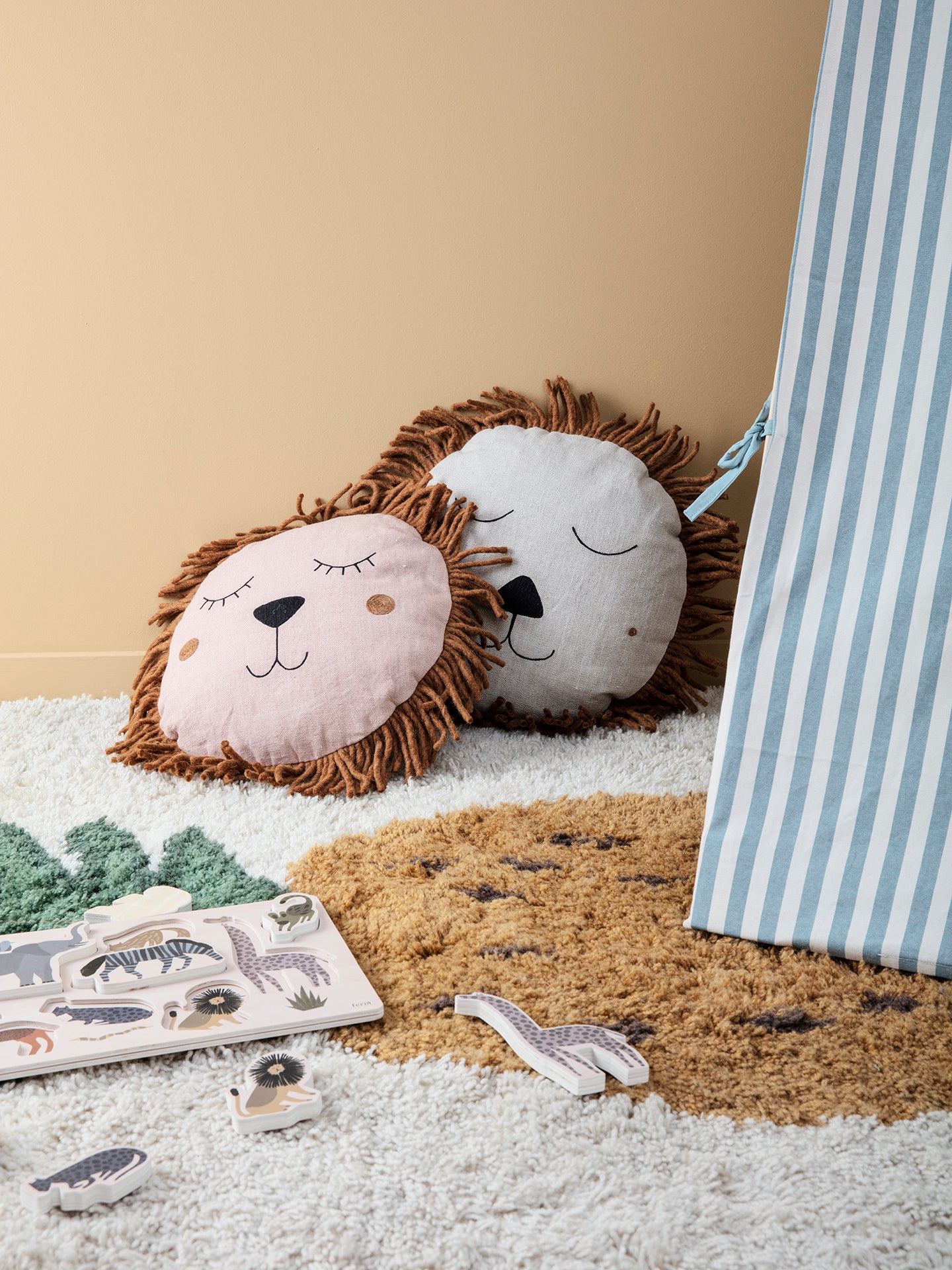 Kinderteppich FRUITICANA ANANAS beige