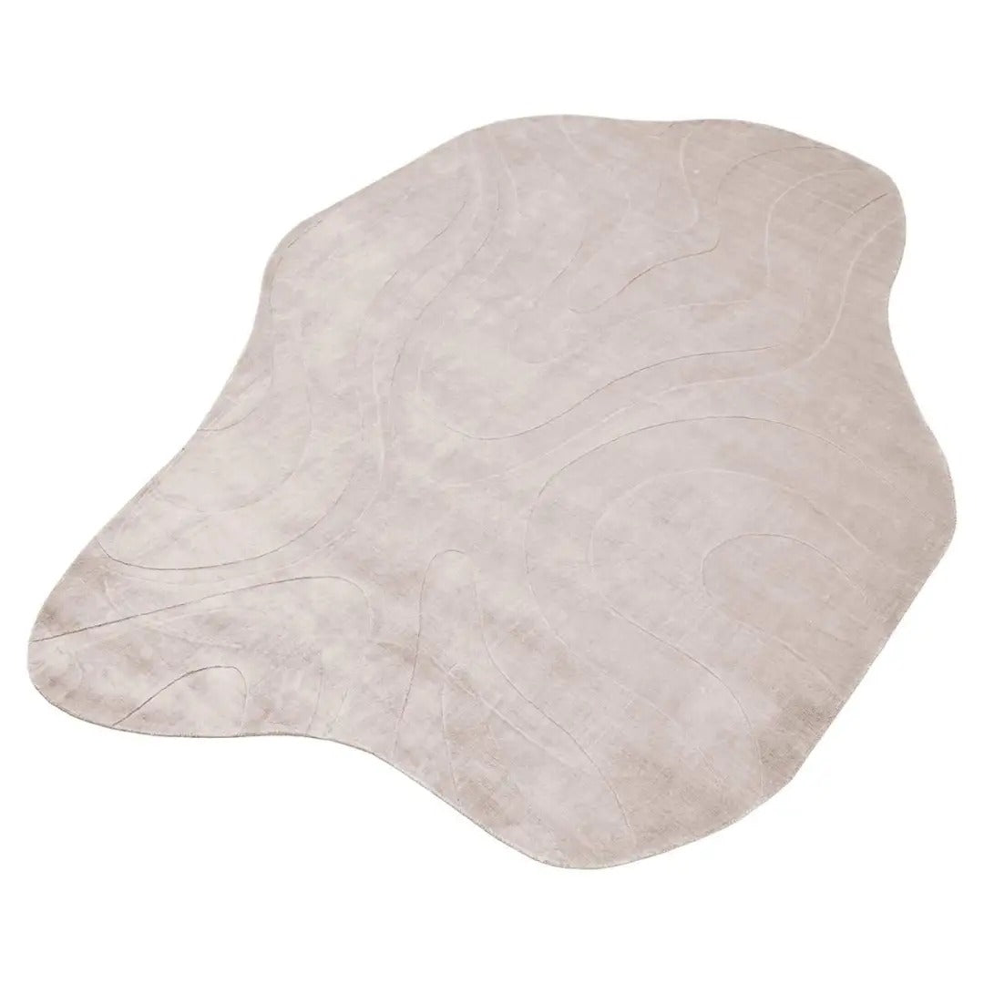 Ovale tapijt ADDISON beige