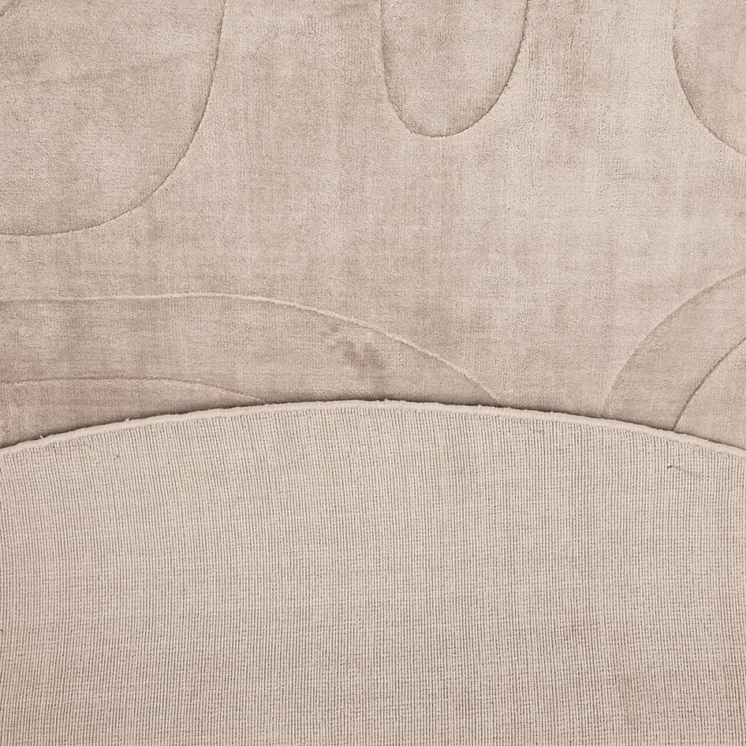 Ronde vloerkleed ADDISON beige