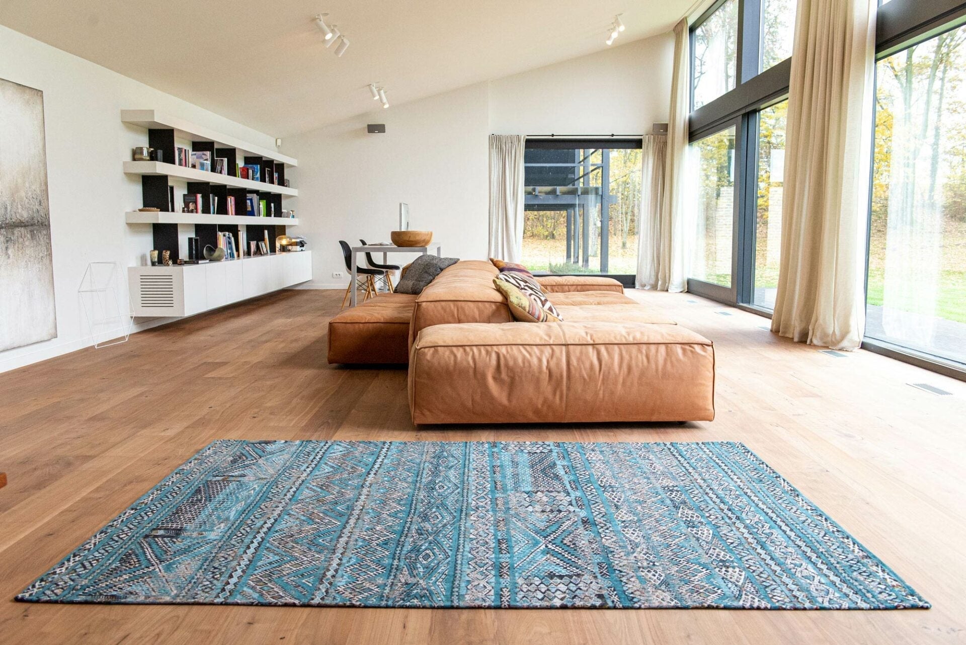 KILIM ZEMMURI BLAUW tapijt