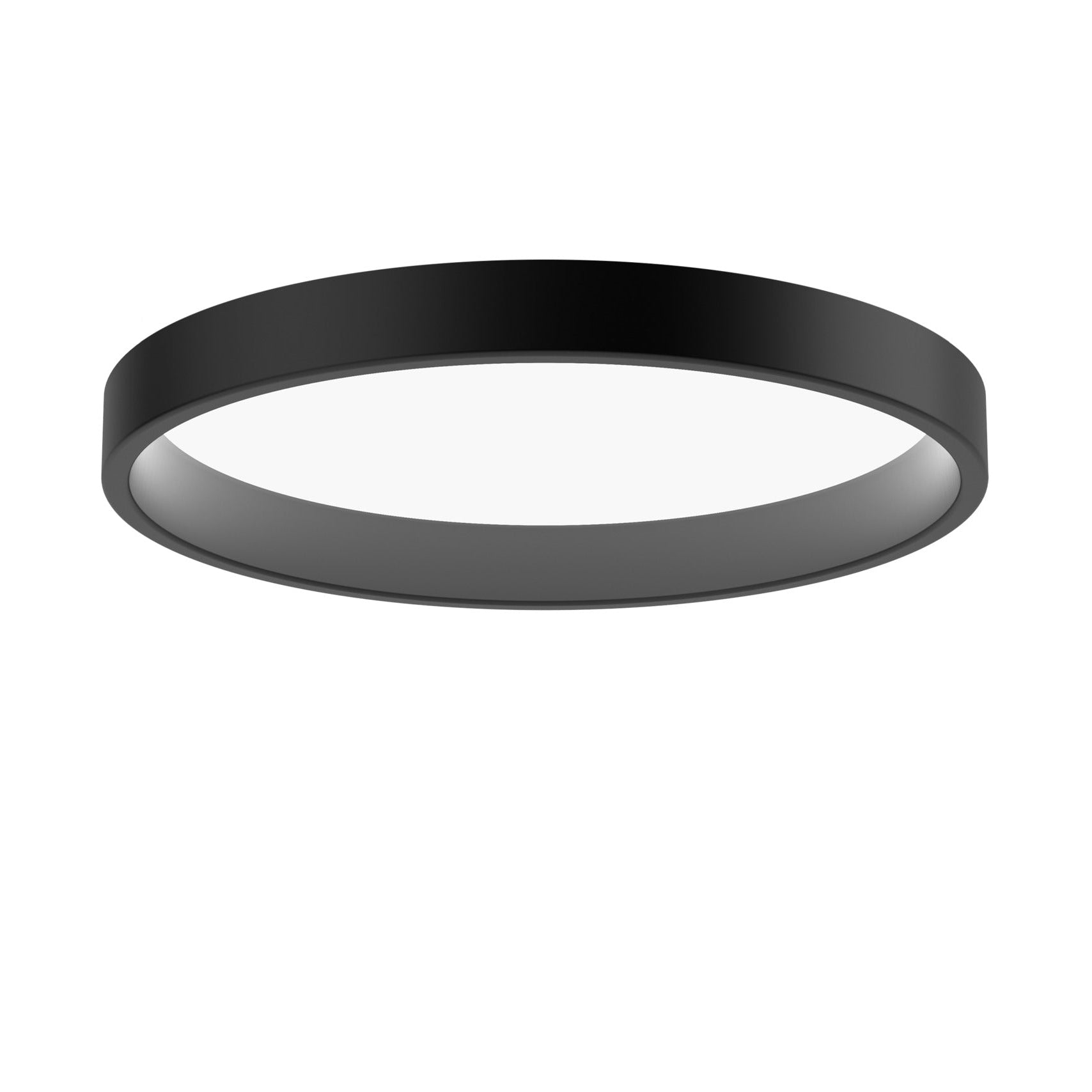 Plafond inbouw LP CIRCLE HALF-VERZONKEN zwart