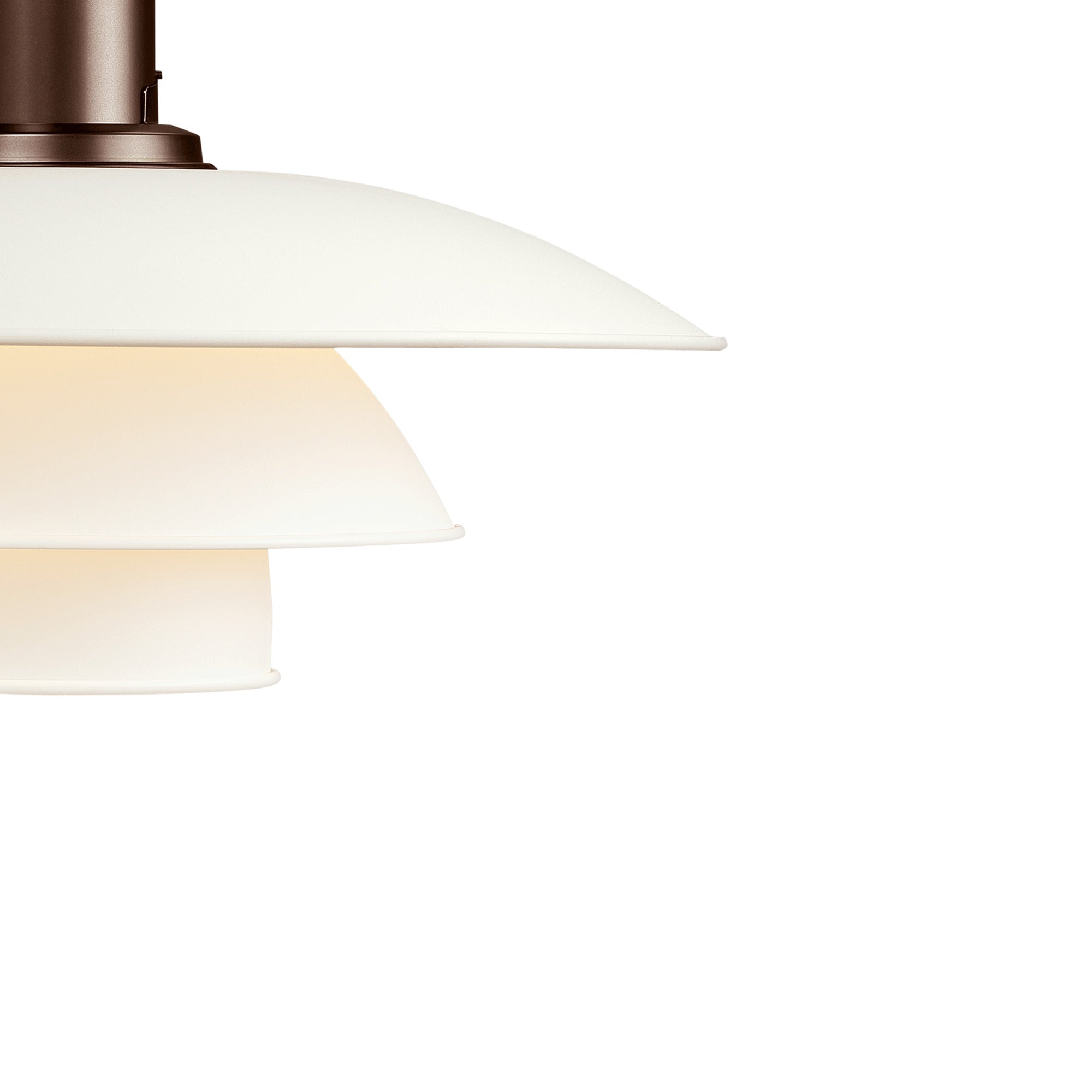 PH 3½-3 METAL white pendant lamp