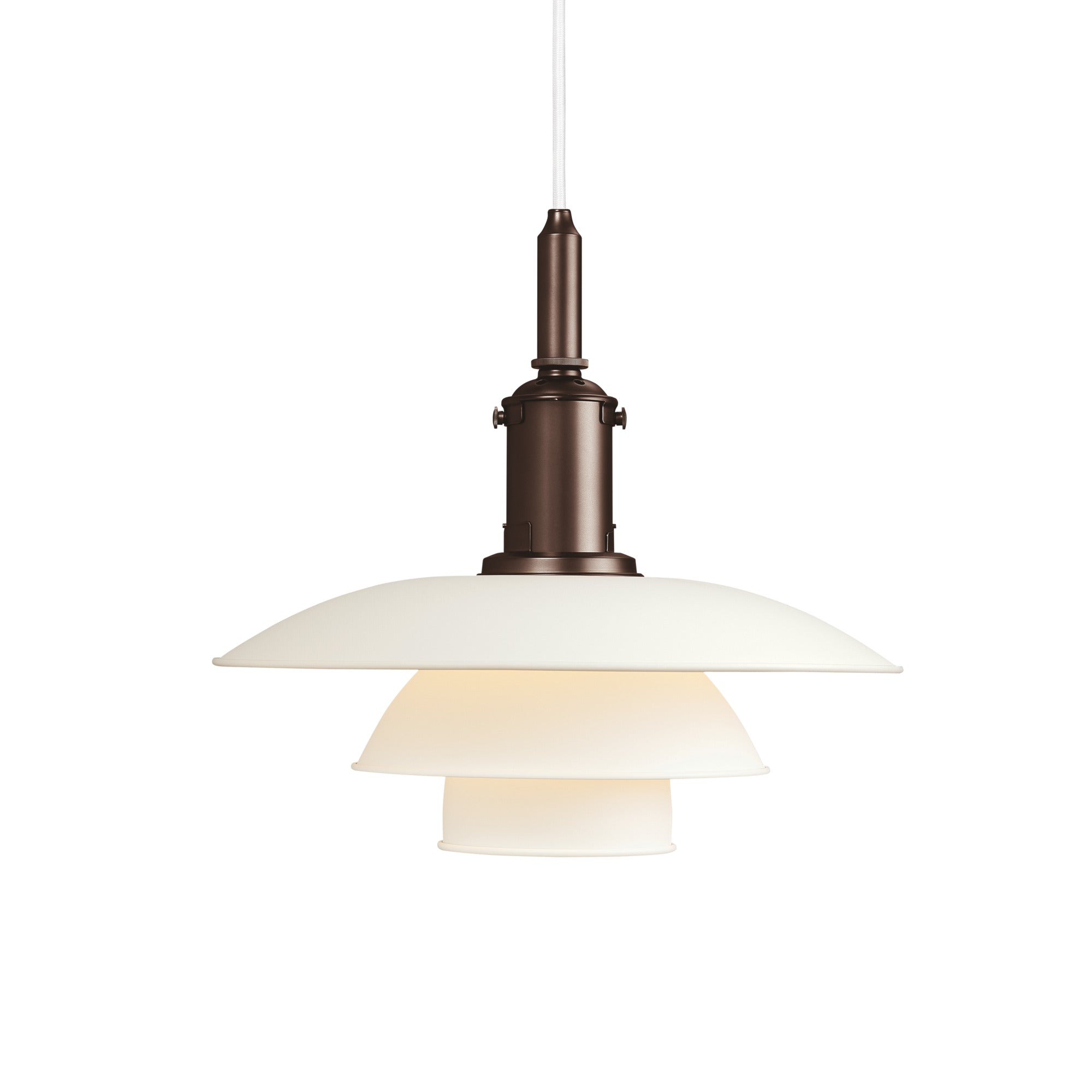 PH 3½-3 METAL white pendant lamp