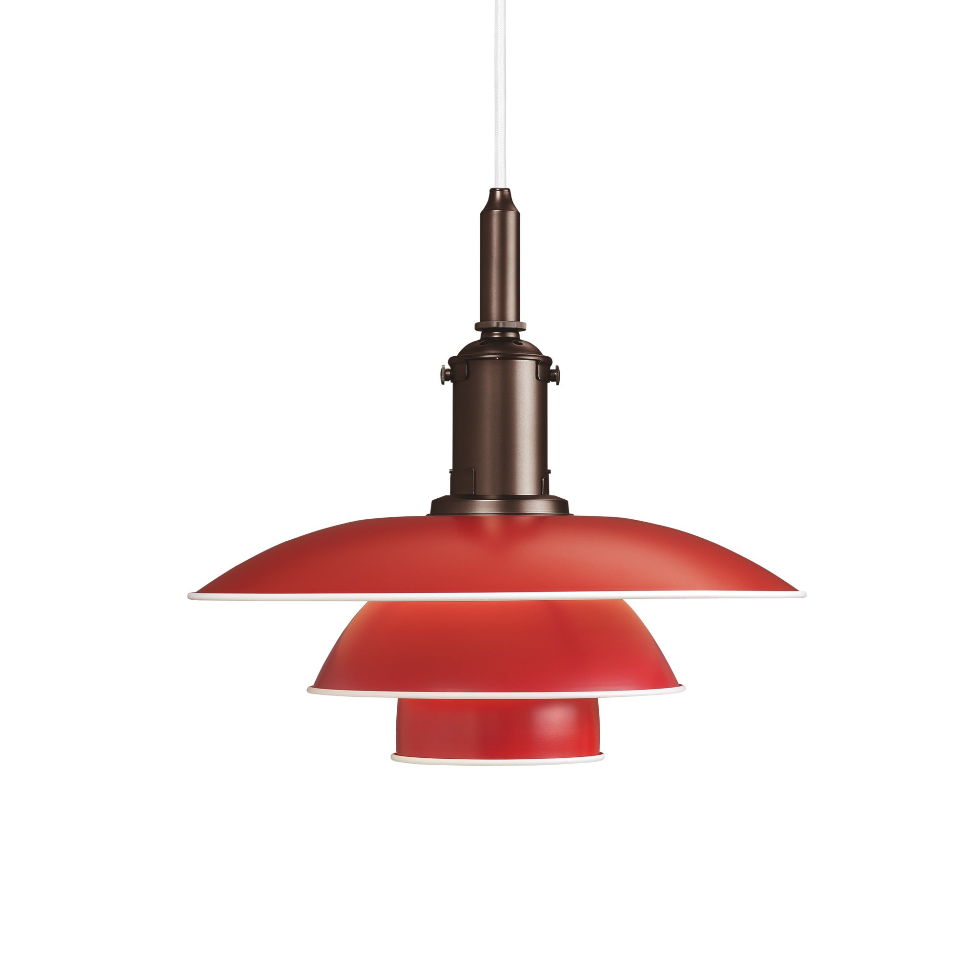 PH 3½-3 METAL red pendant lamp