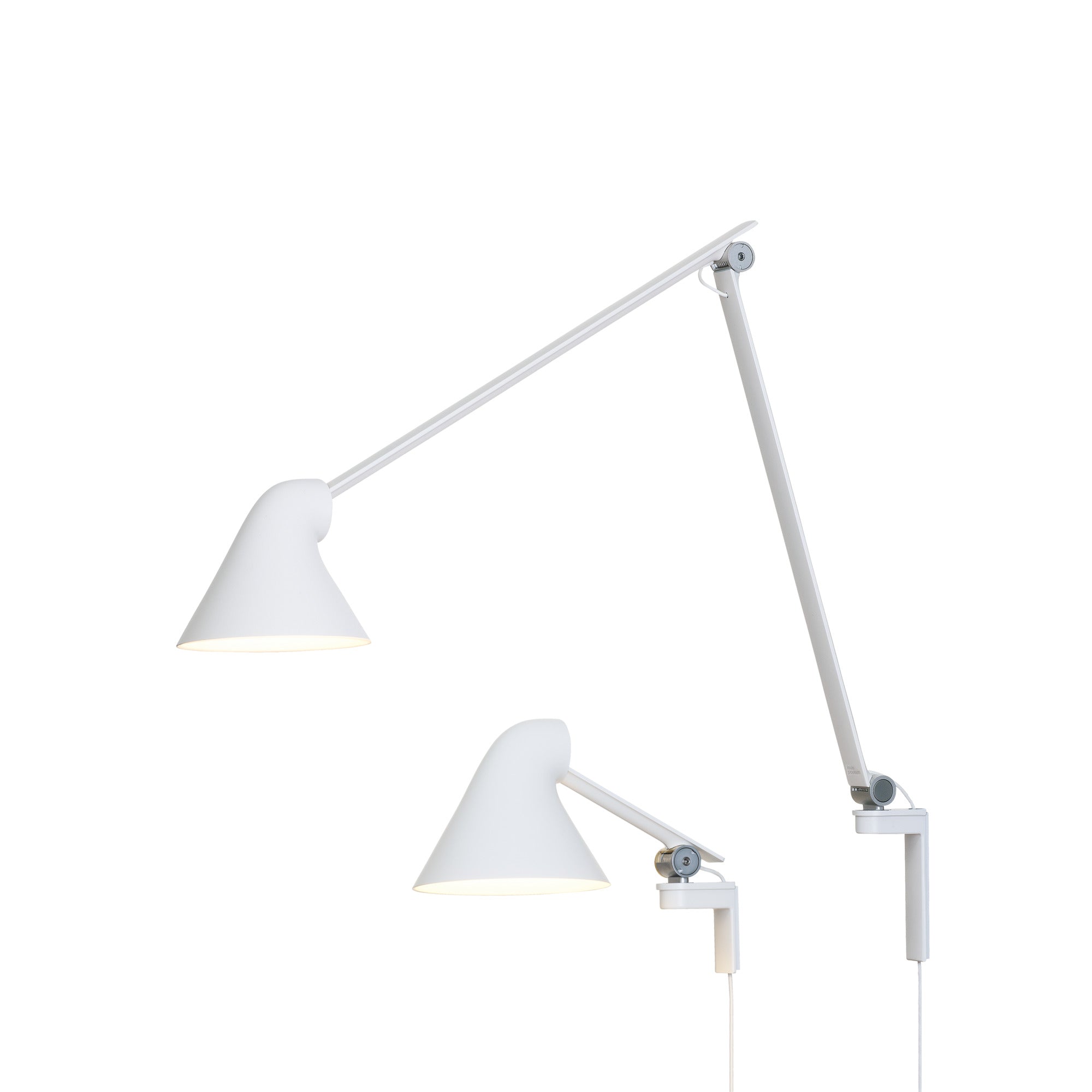 Wandlamp met verstelbare arm NJP wit