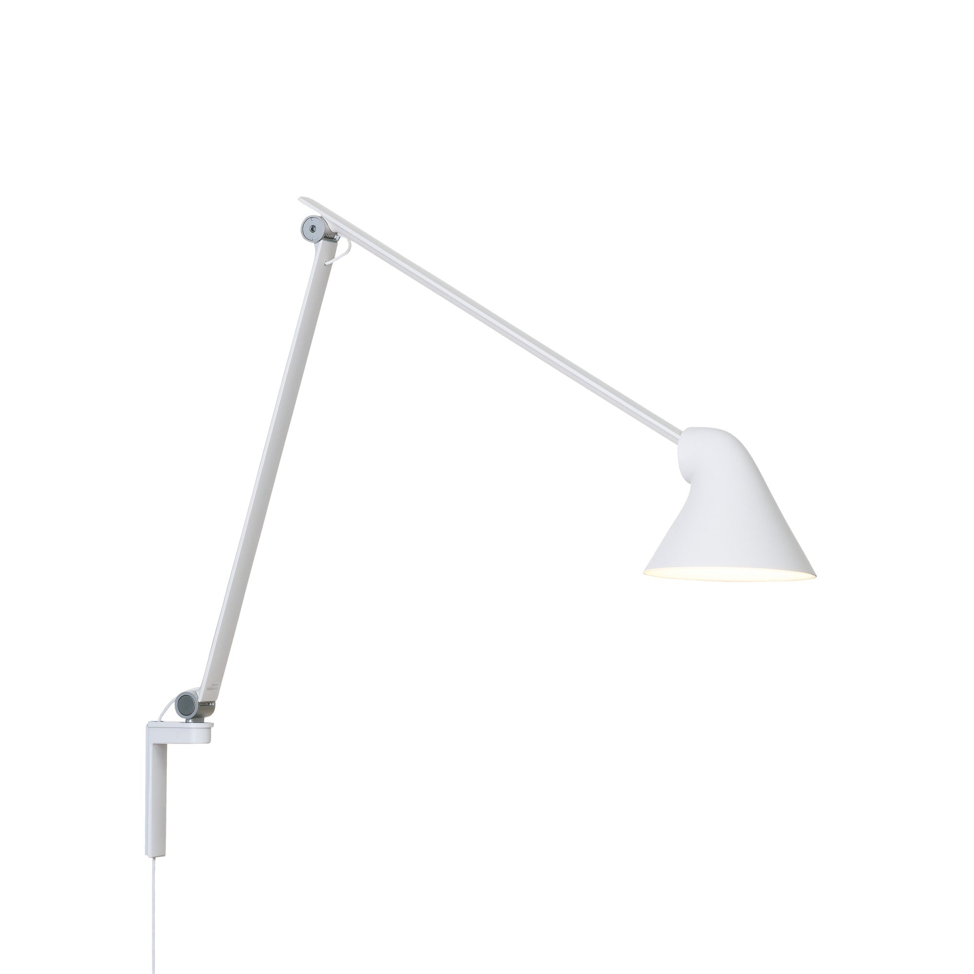Wandlamp met verstelbare arm NJP wit