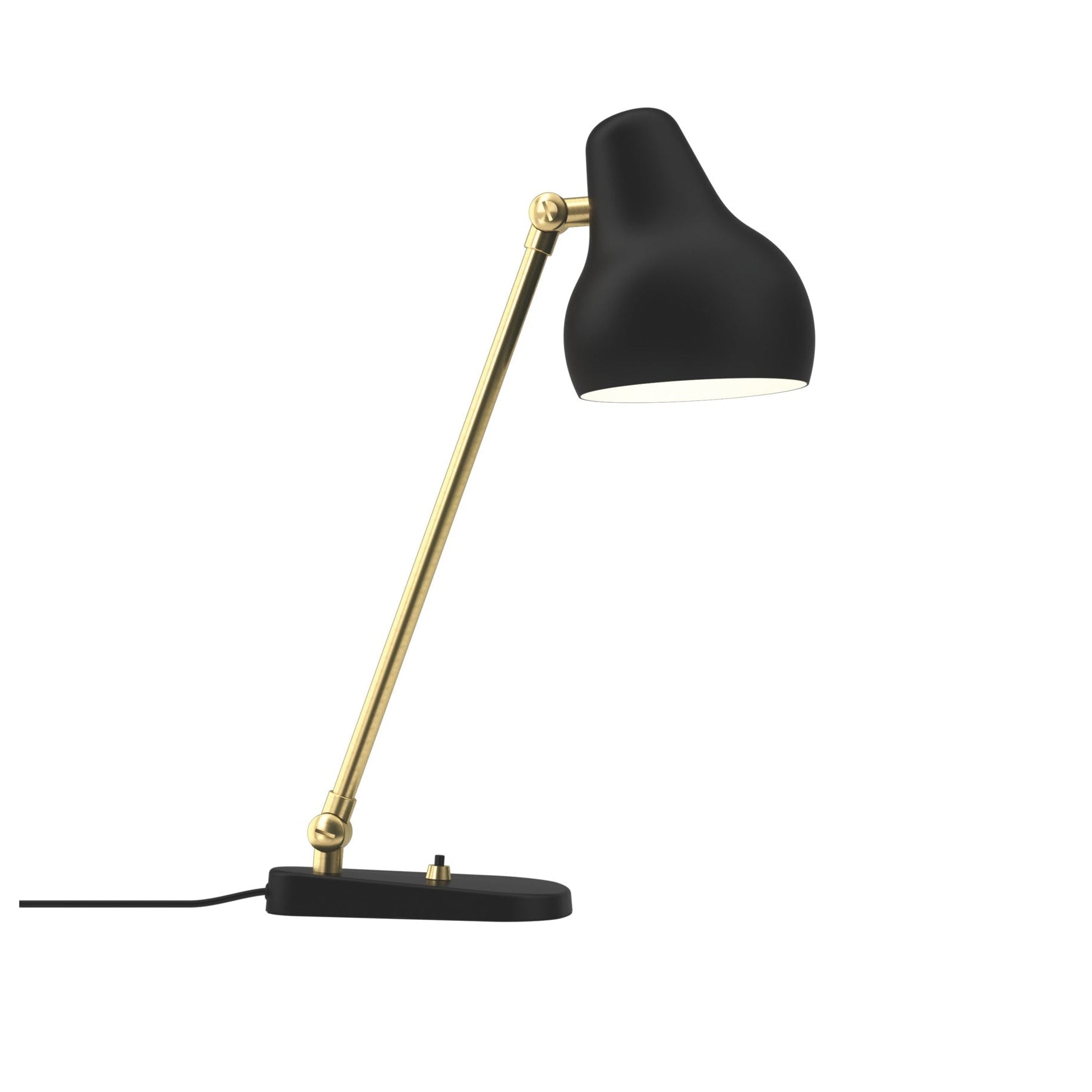 Tafellamp VL 38 zwart met gouden afwerking