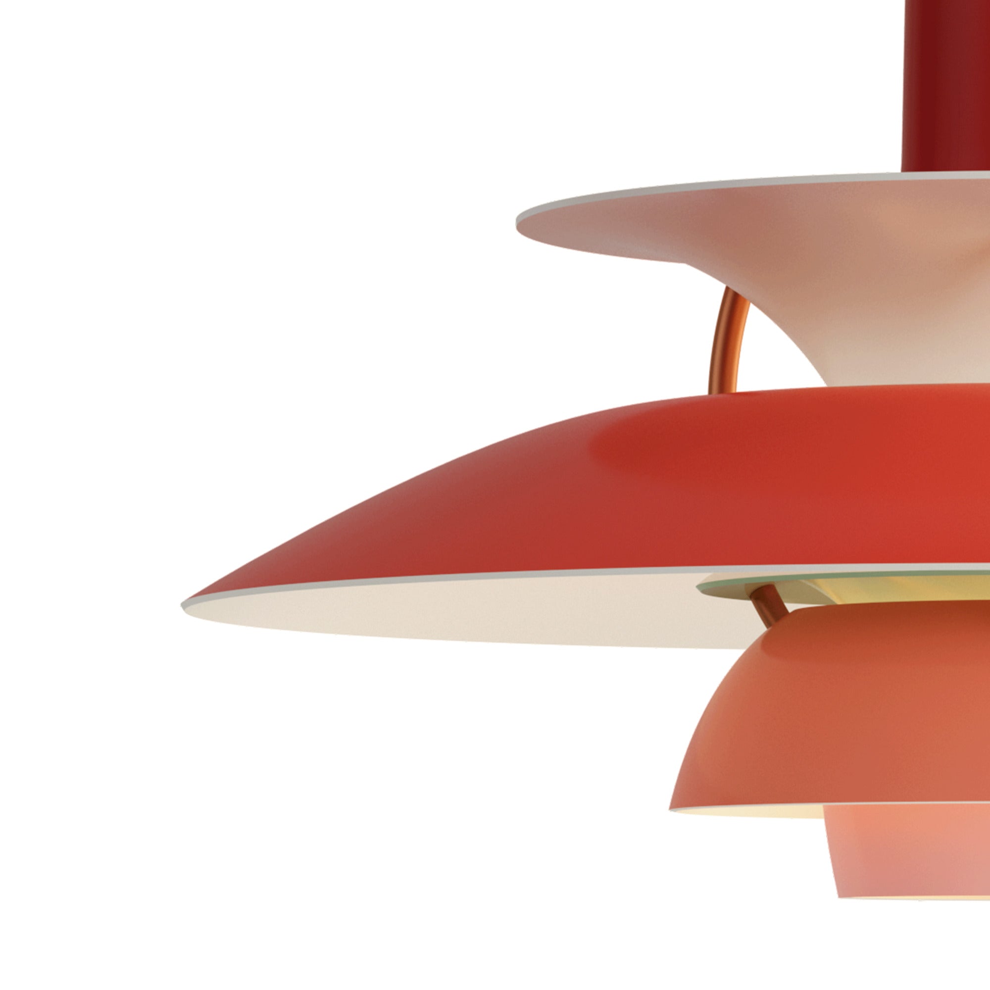 Hanglamp PH 5 in tinten van rood