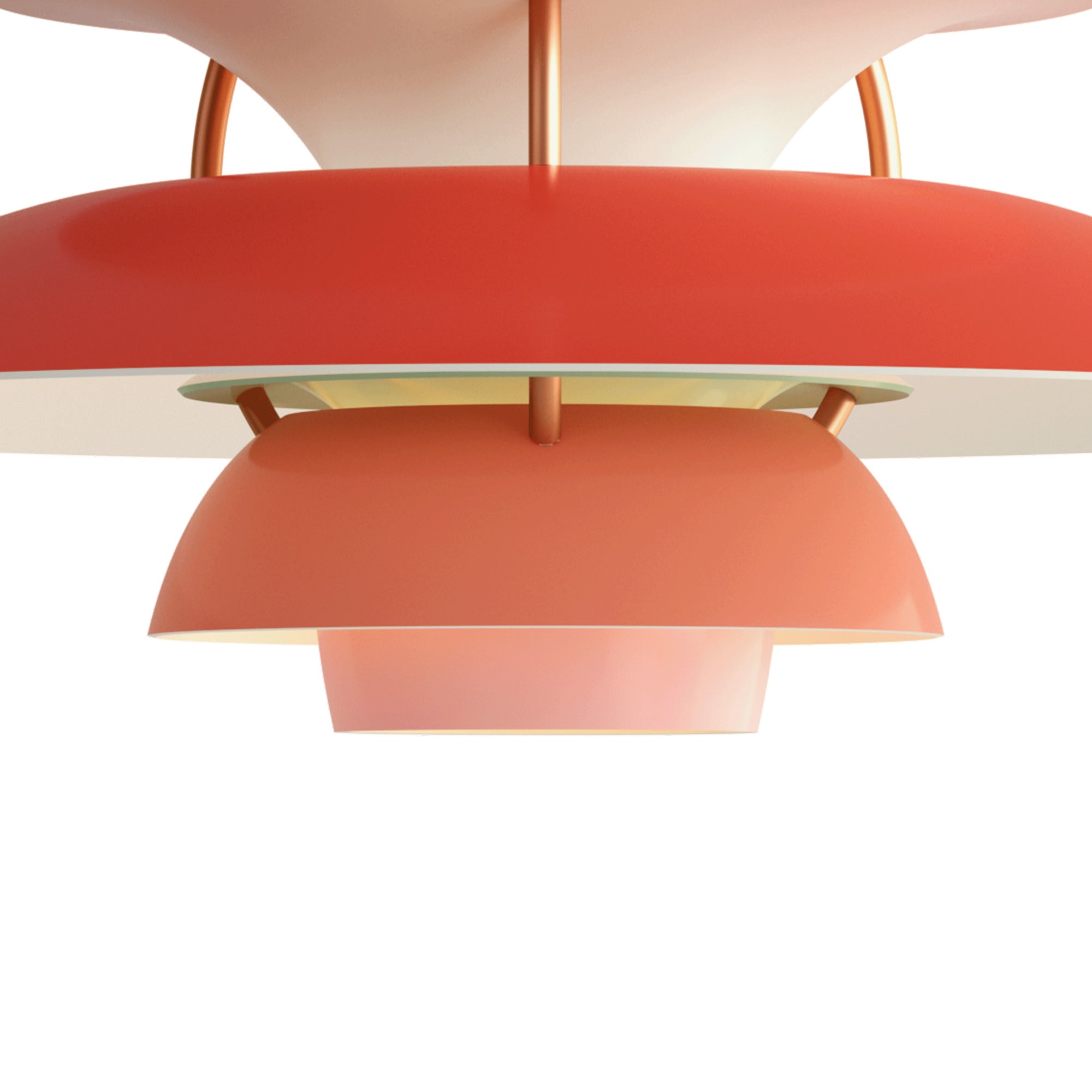 Hanglamp PH 5 in tinten van rood