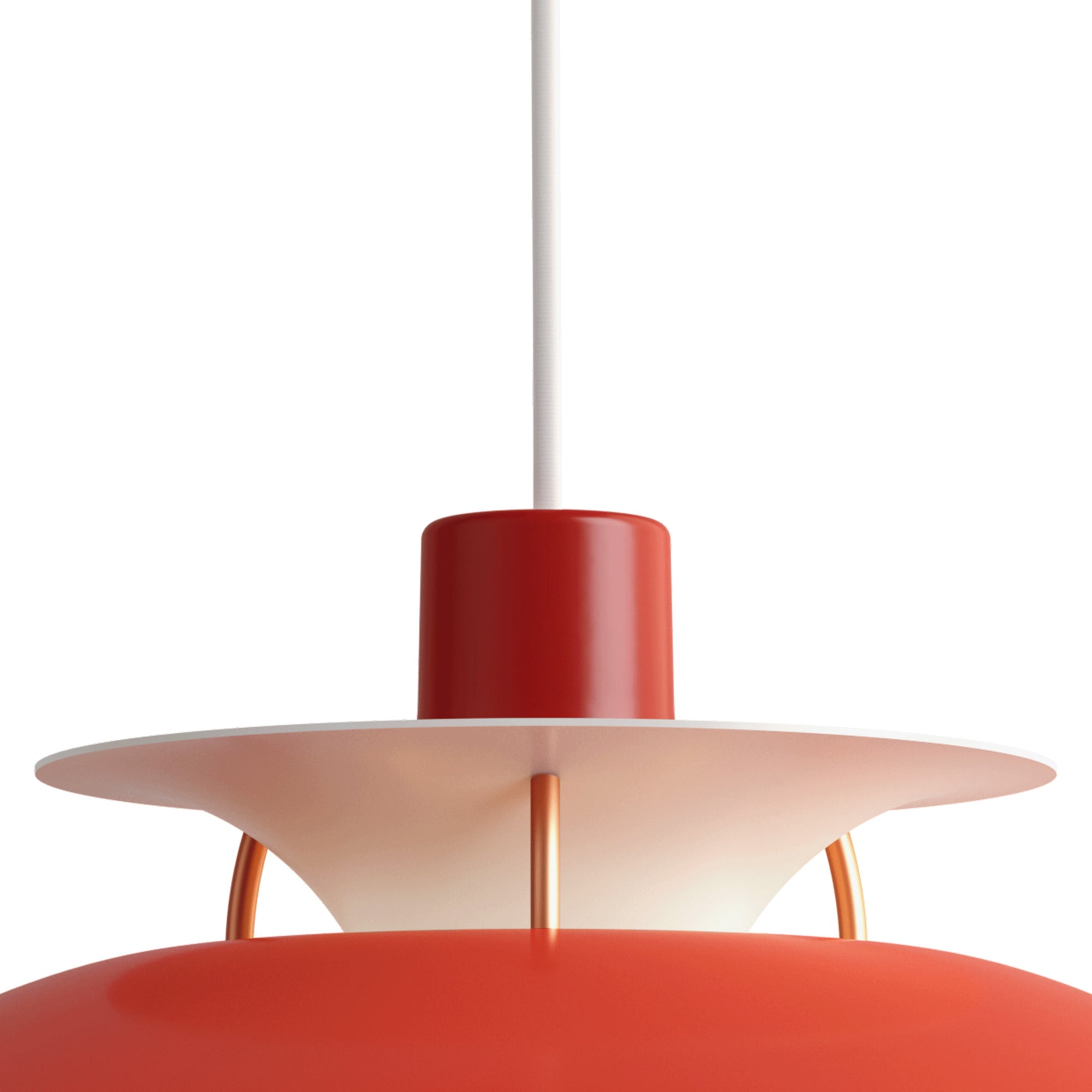 Hanglamp PH 5 in tinten van rood
