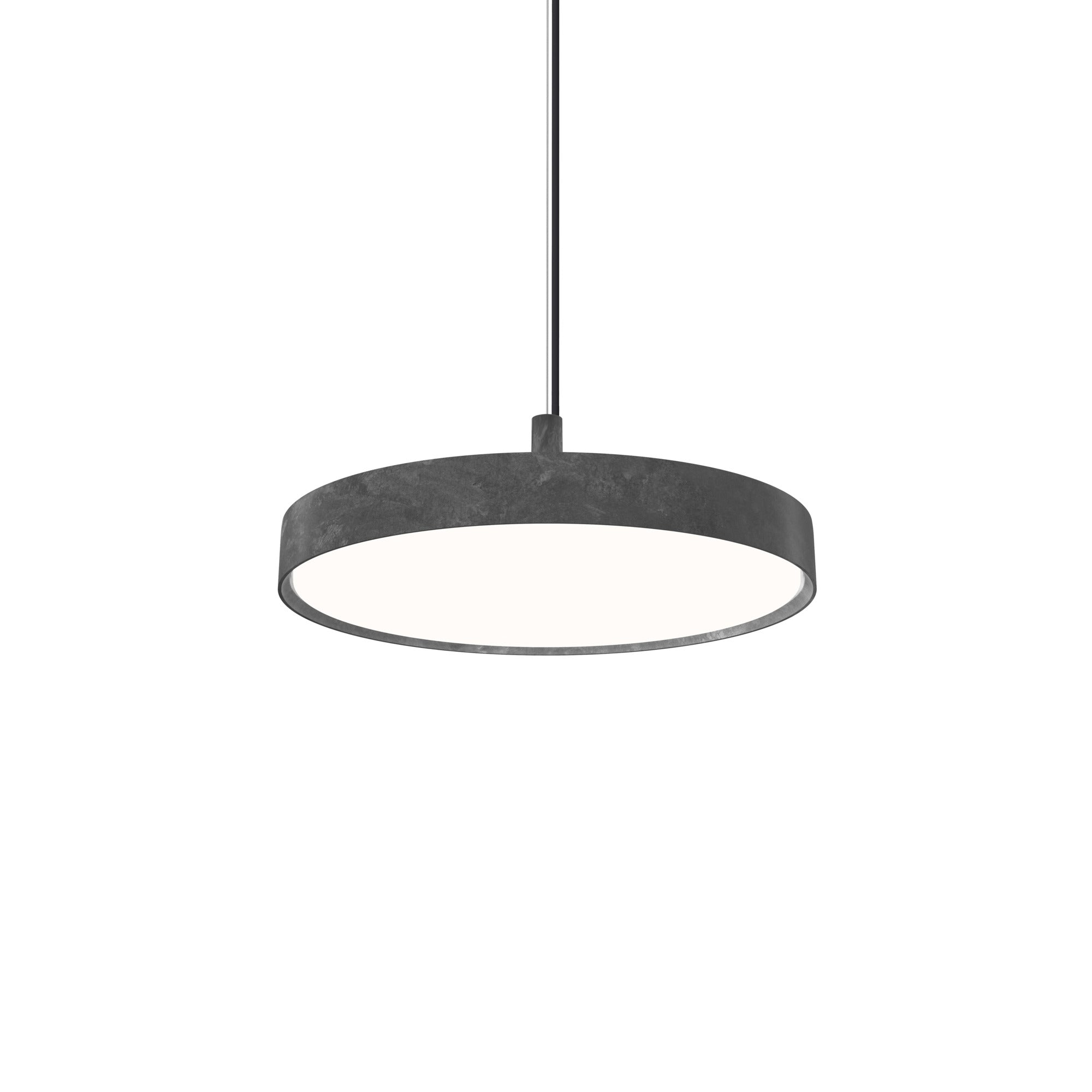 Hanglamp LP SLIM ROND ruwe aluminium