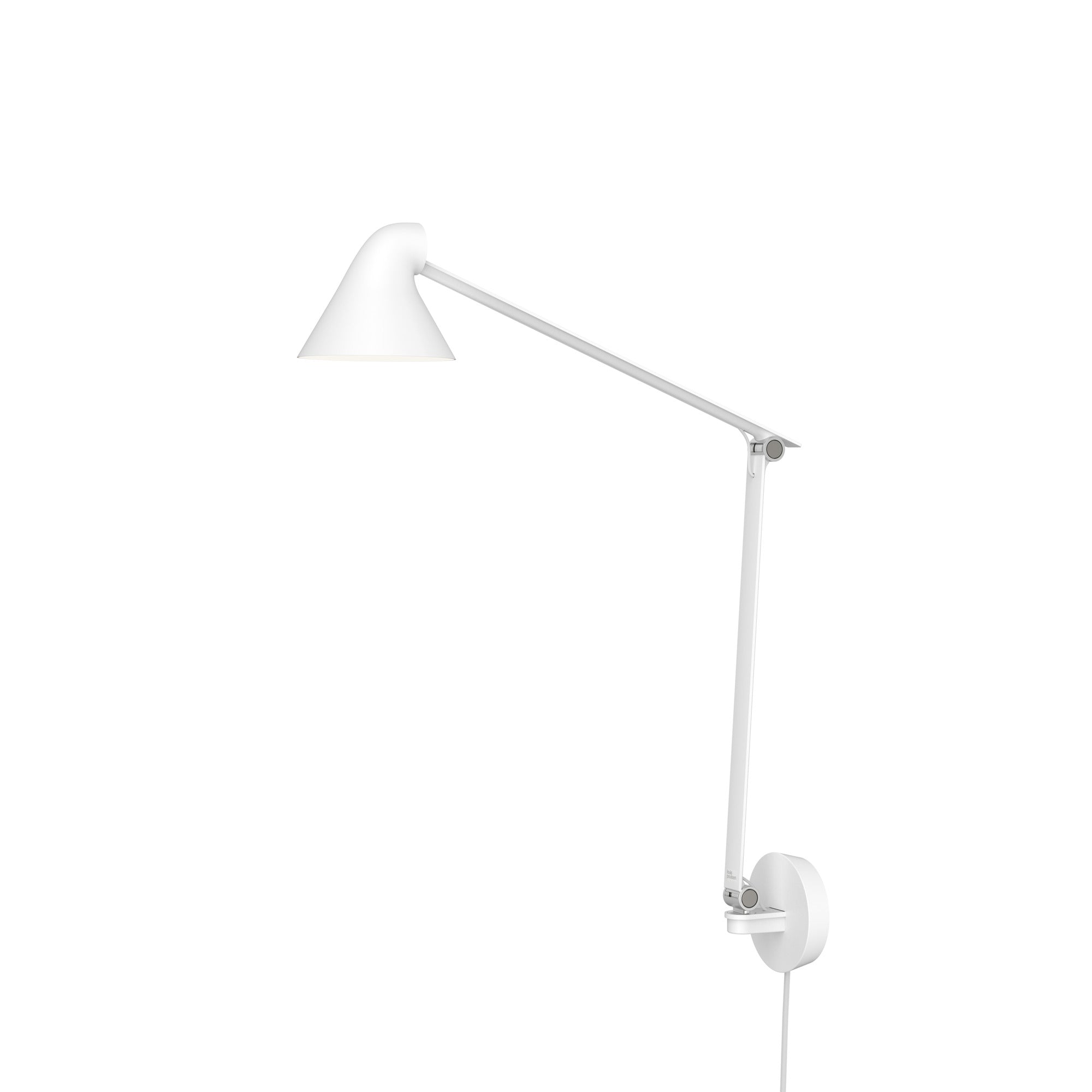 Wandlamp met verstelbare arm NJP wit
