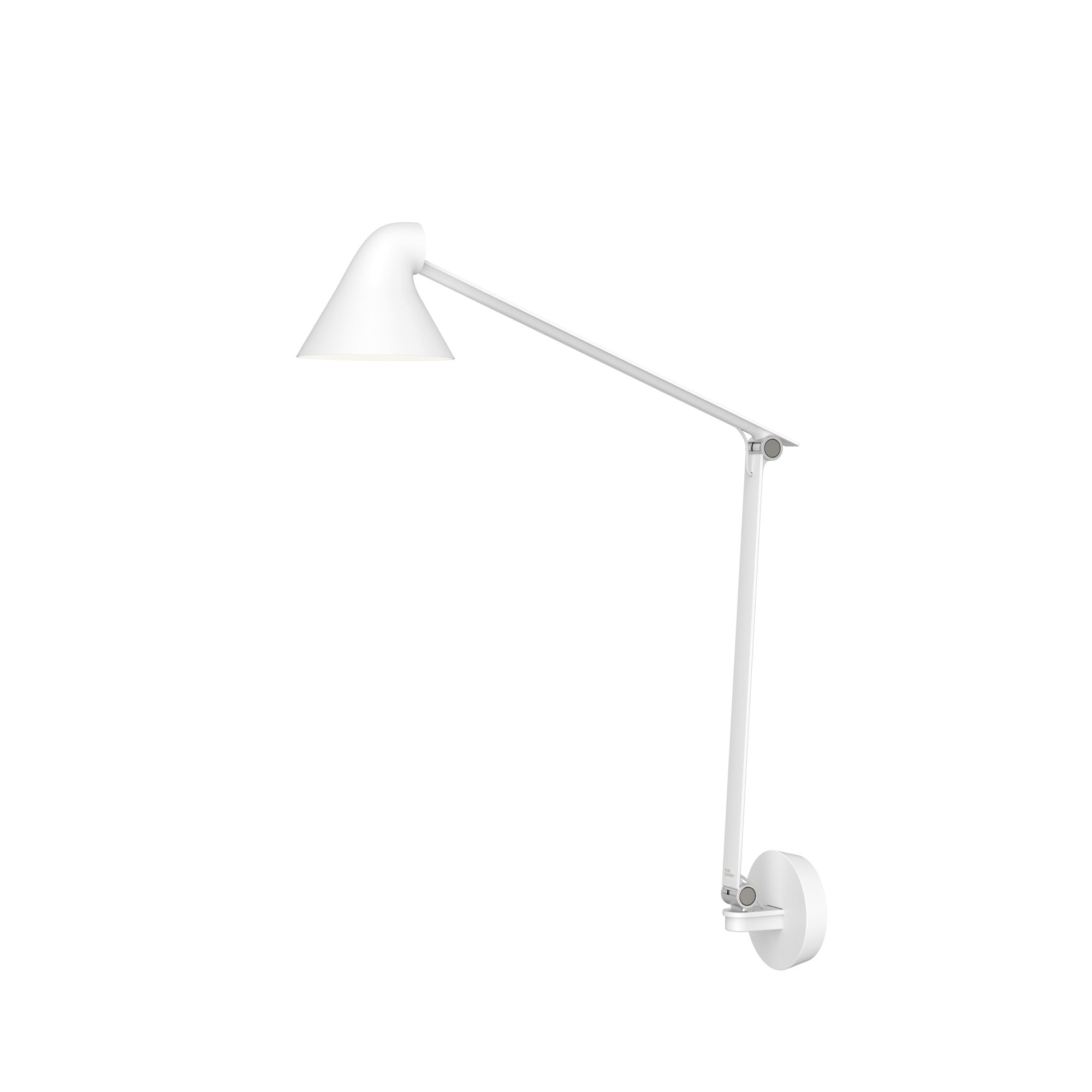 Wandlamp met verstelbare arm NJP wit