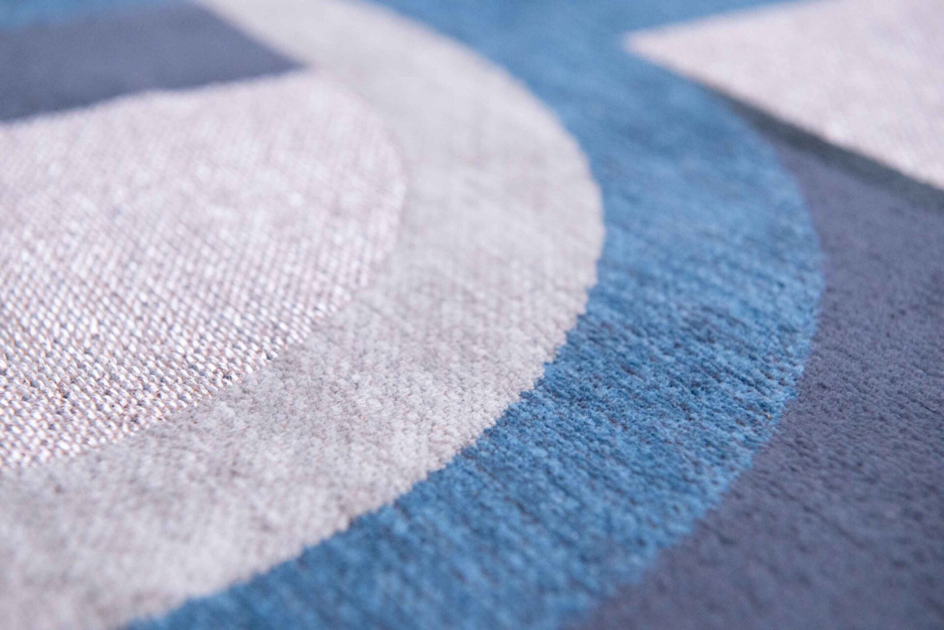 Vloerkleed MODULE CAMEL BLAUW beige-blauw