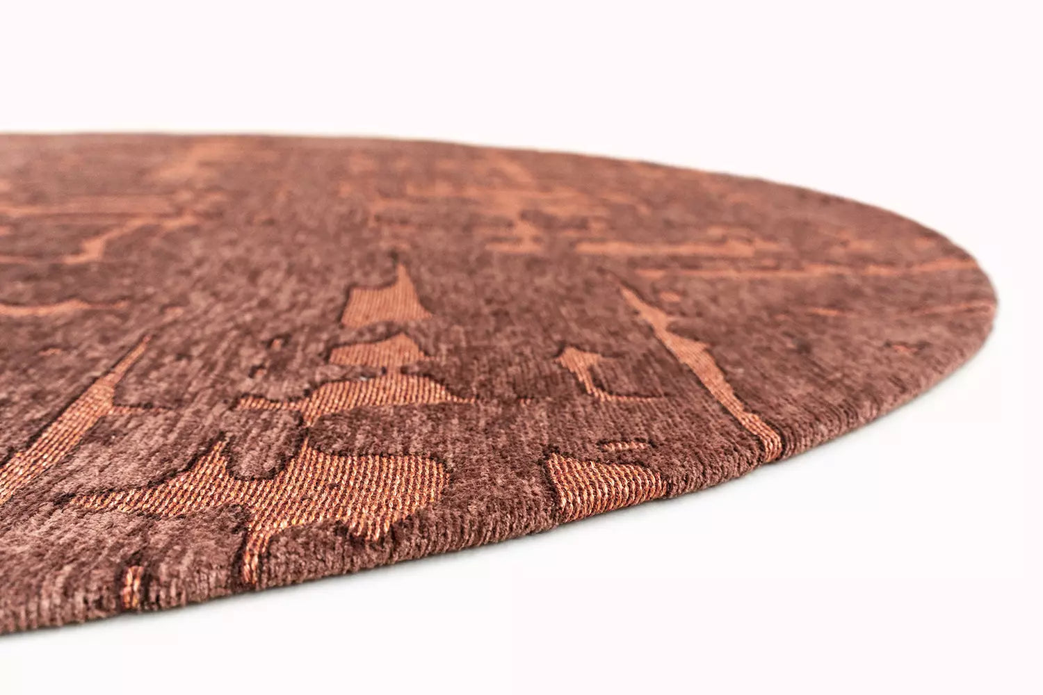 Ovaler Teppich BAOBAB ZA COPPER lachsfarben