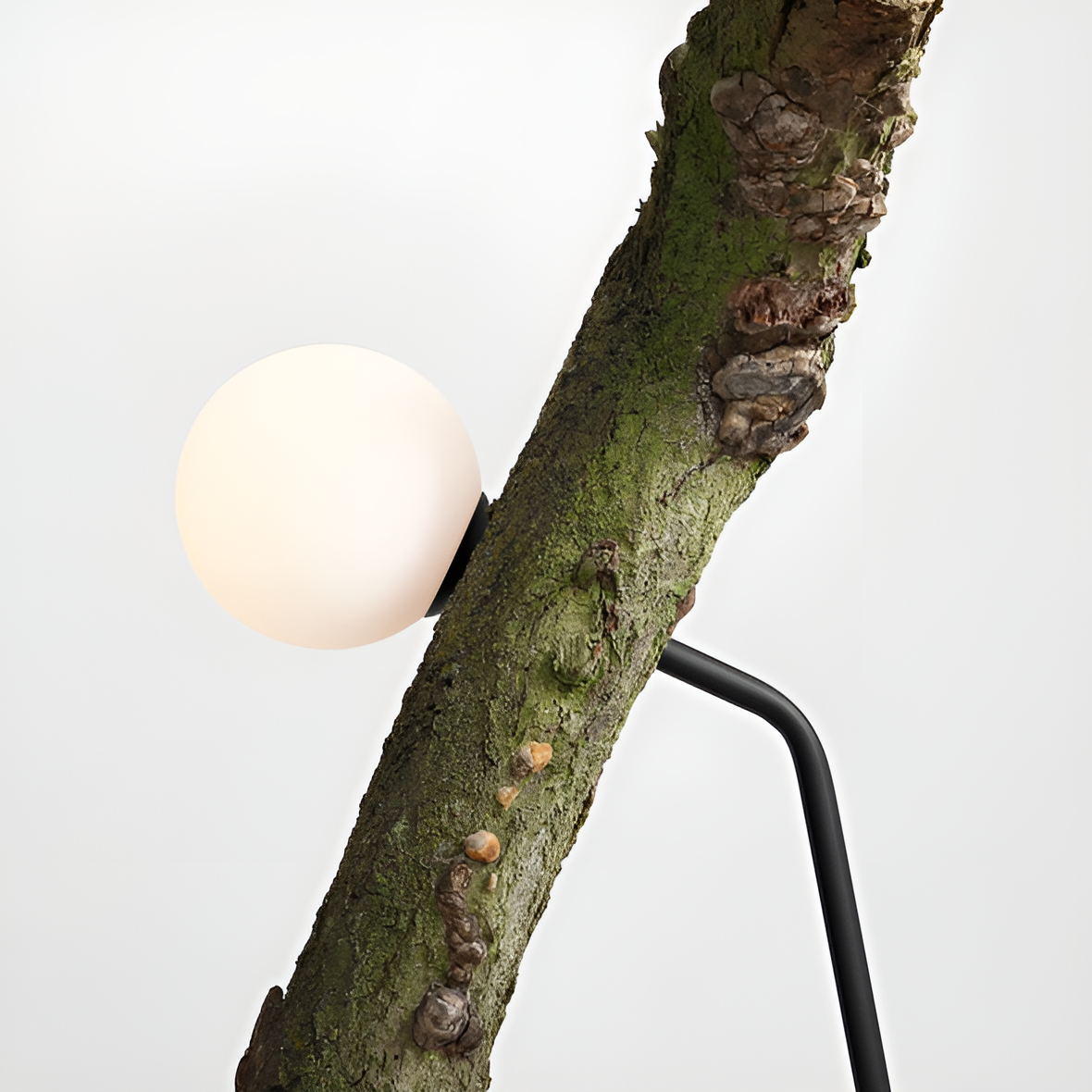 PURE schwarze Tischleuchte