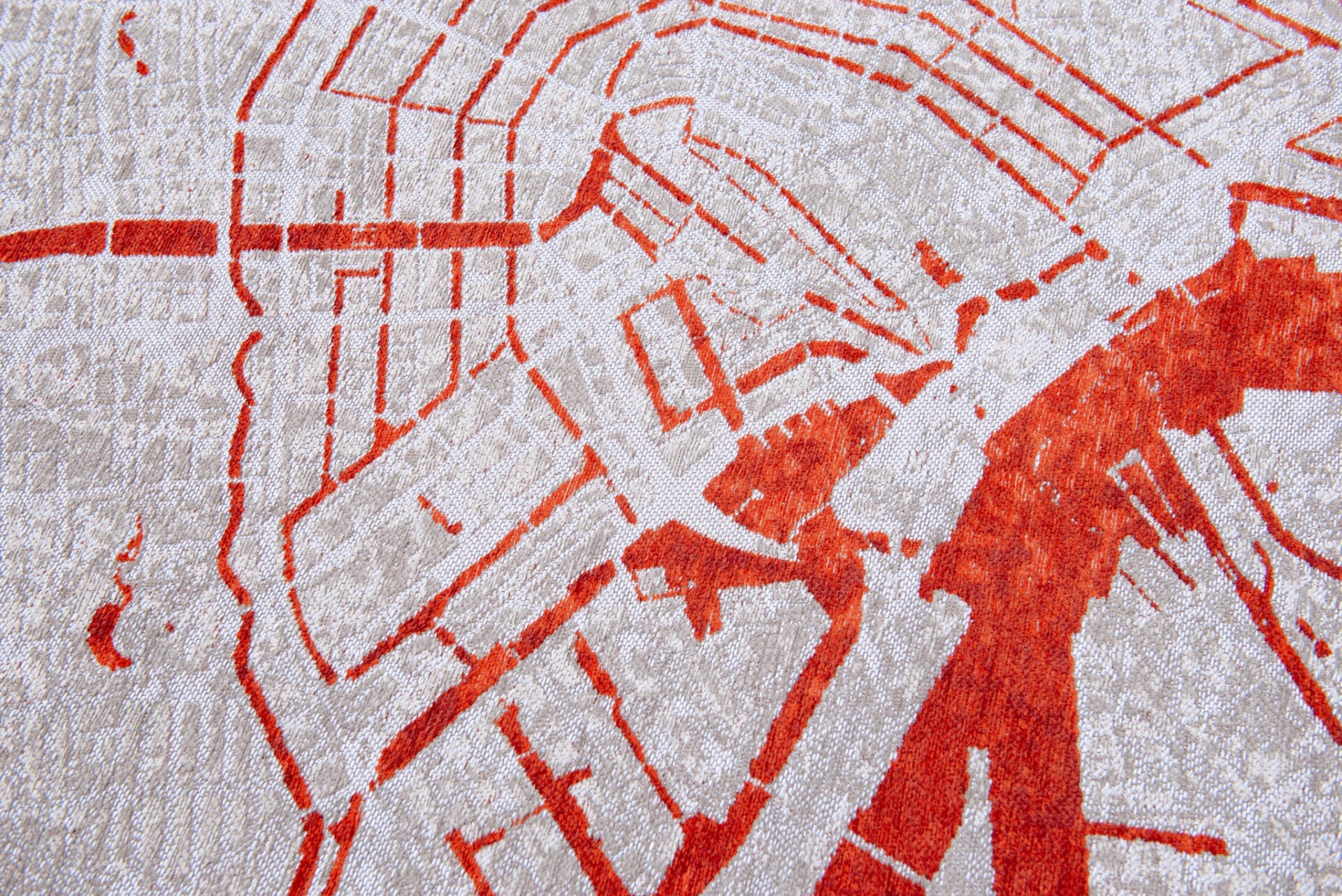 Städte Cities Care Care Orange rot geschnitten