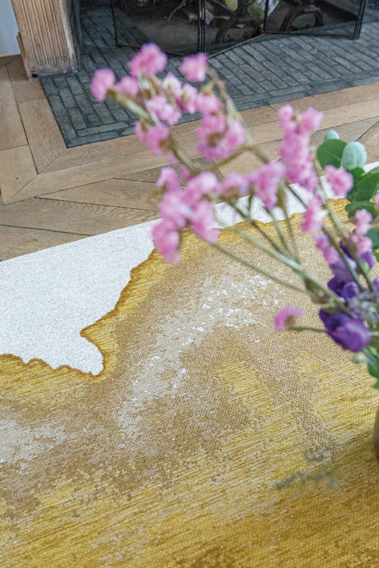 Vloerkleed LAGOON SUNSET geel