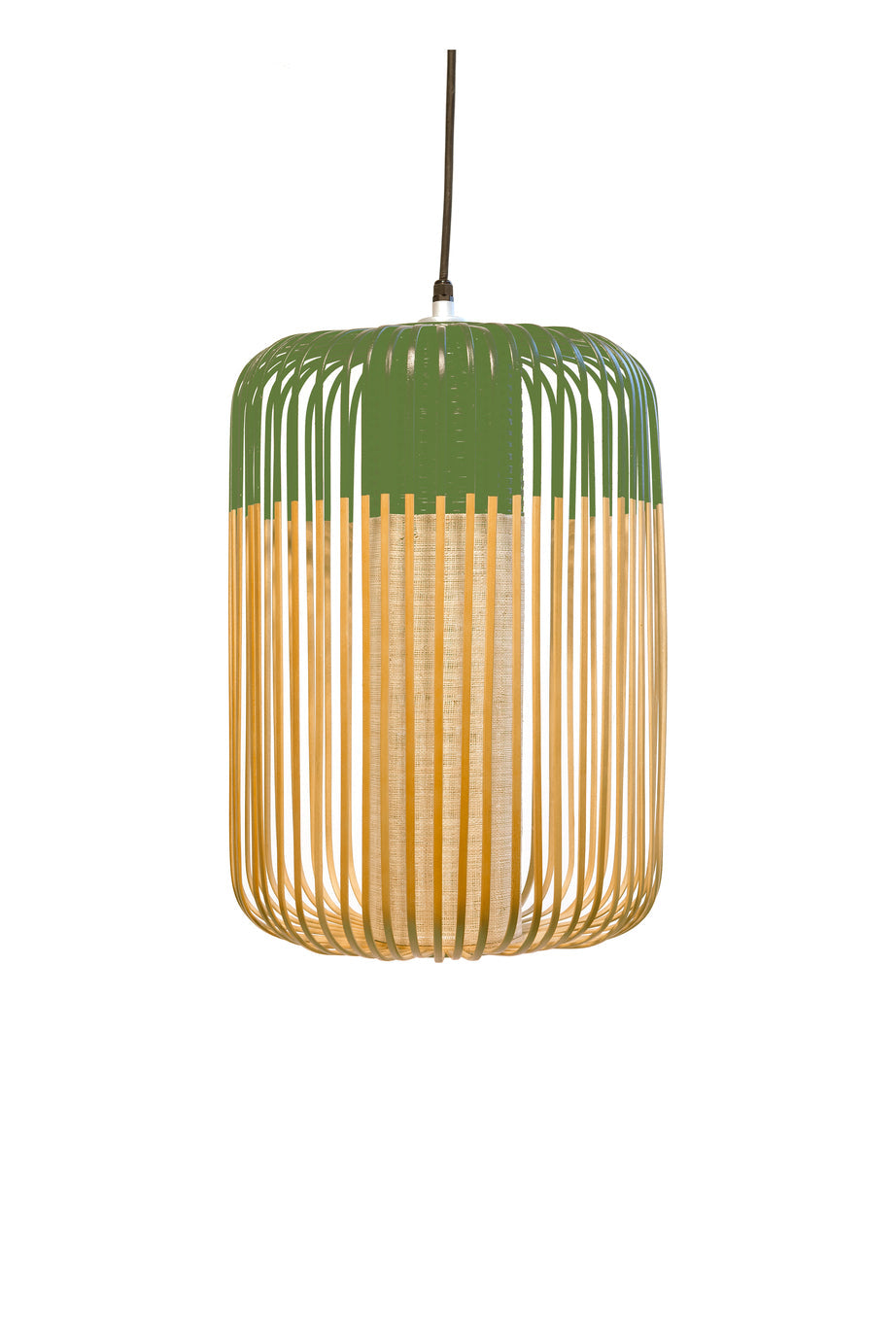 Bamboo Green hanging lamp