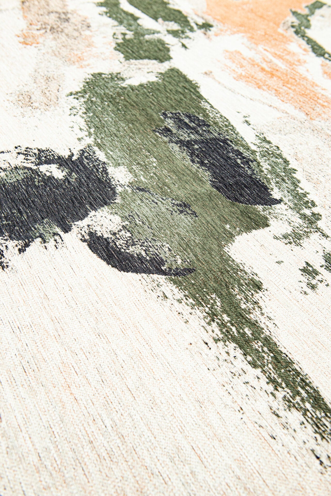 Runder Teppich Fresque Indian Rice Beige-green