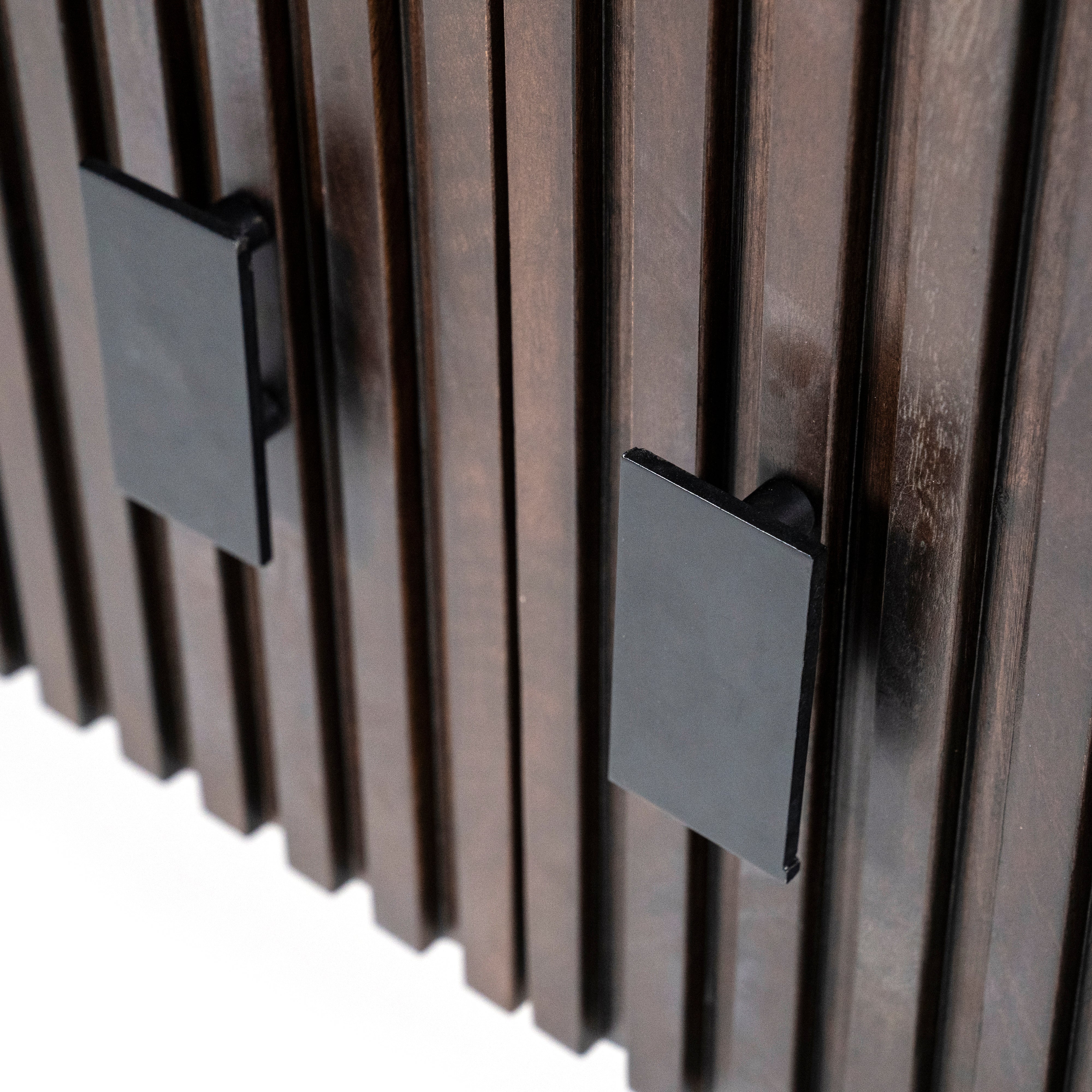 TV-meubel REMI donkerbruin mango-hout