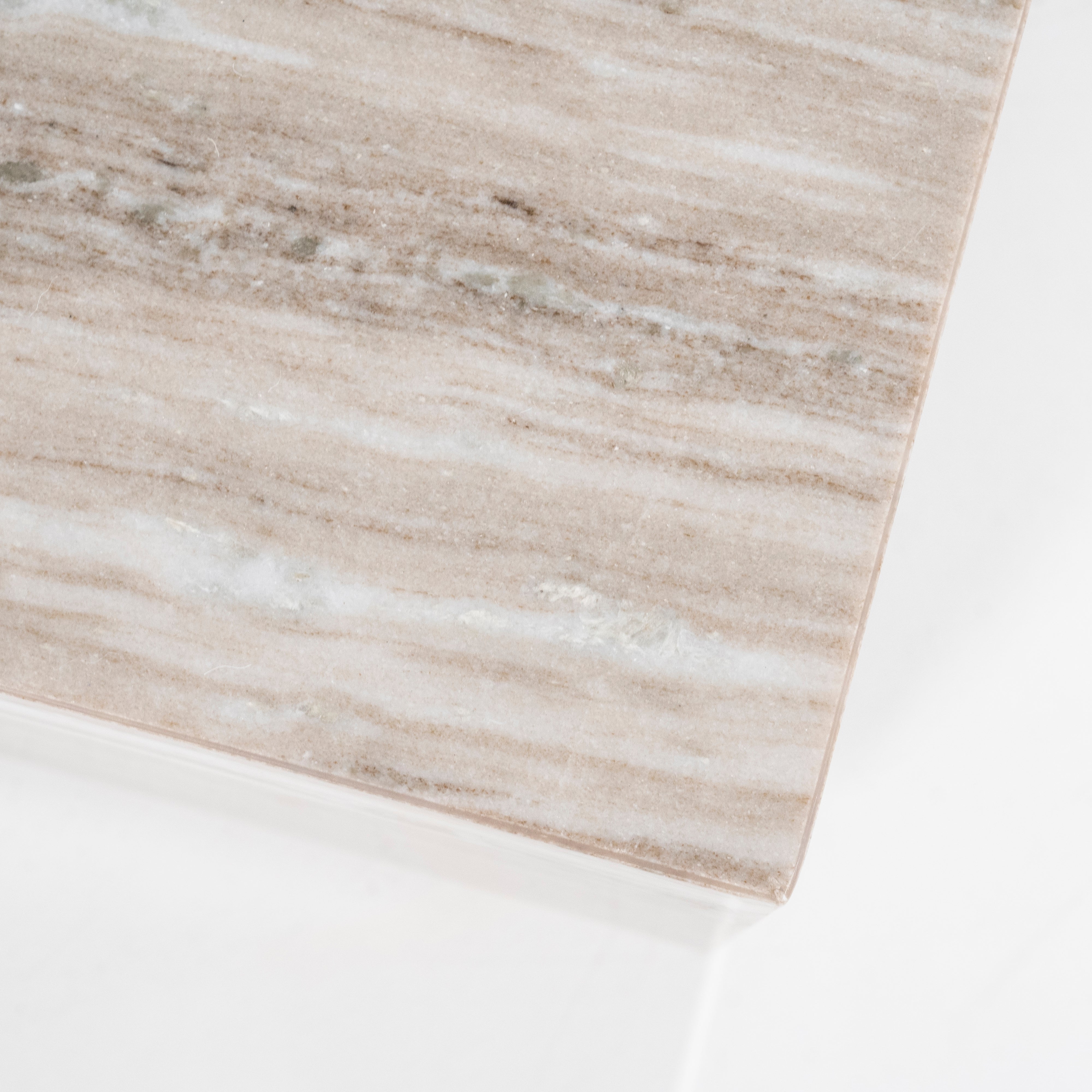 Kaffeetisch VINCE grauer Marmor