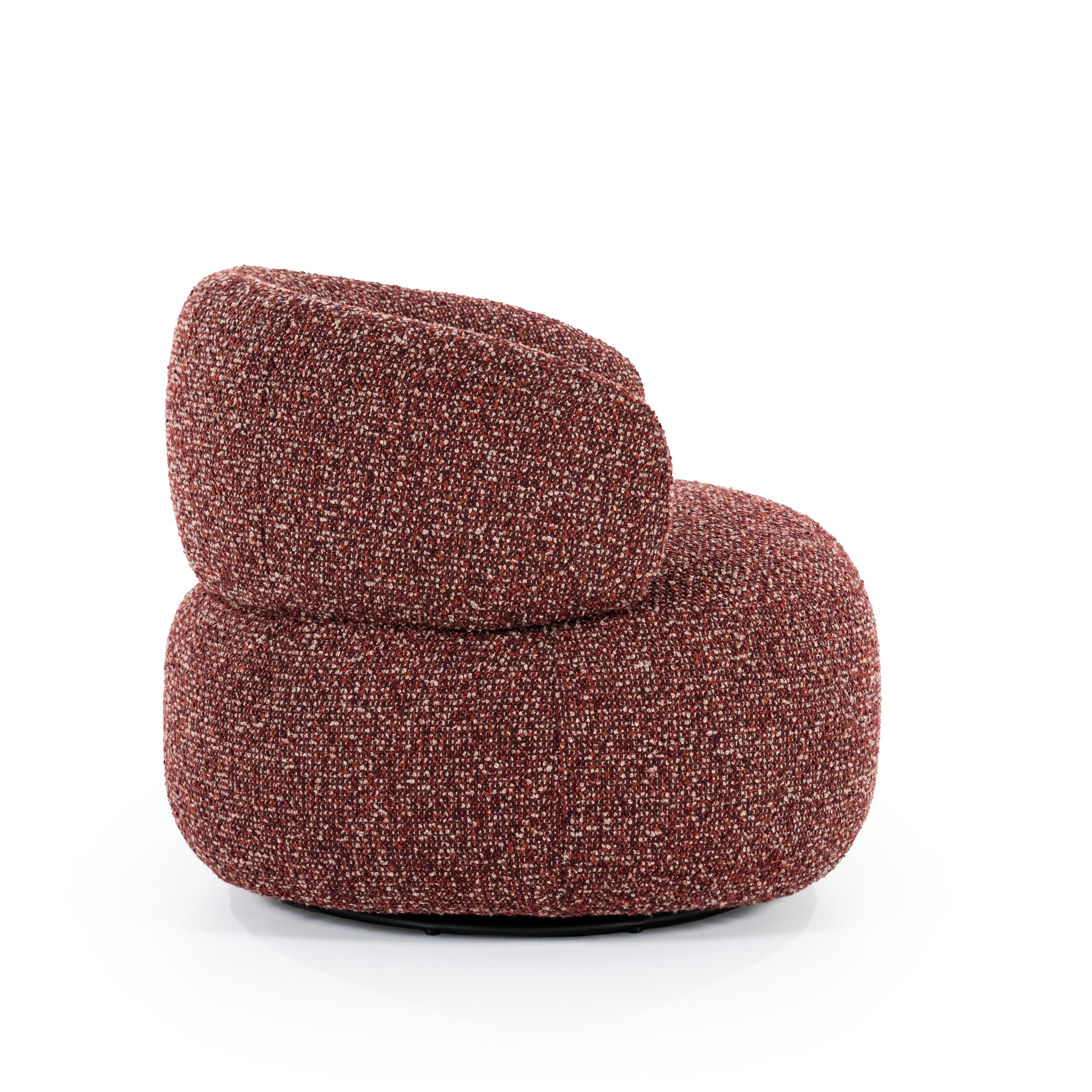 Fauteuil MAEVE roestbruin gemêleerd