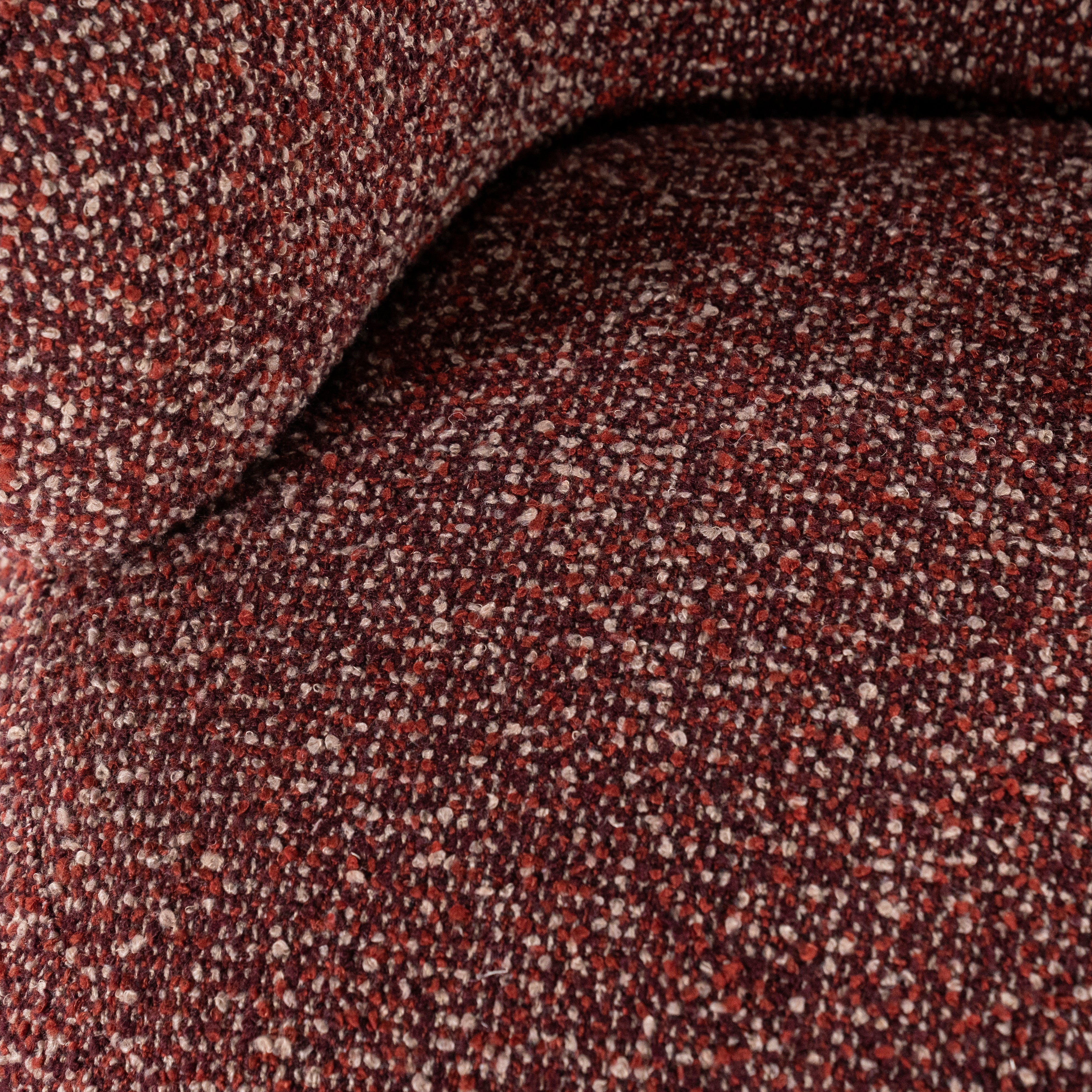 Fauteuil MAEVE roestbruin gemêleerd