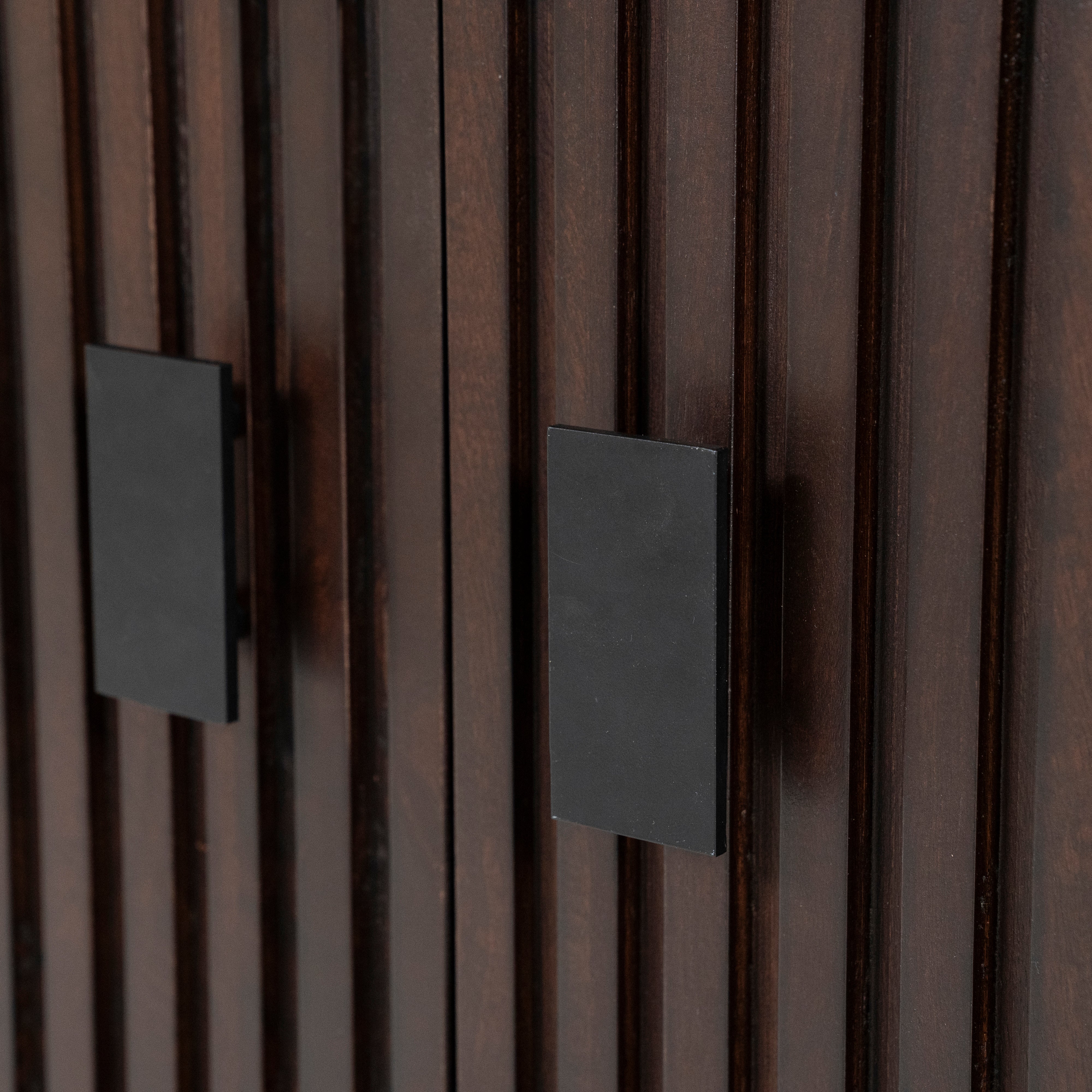 Regaal REMI donkerbruin mango hout