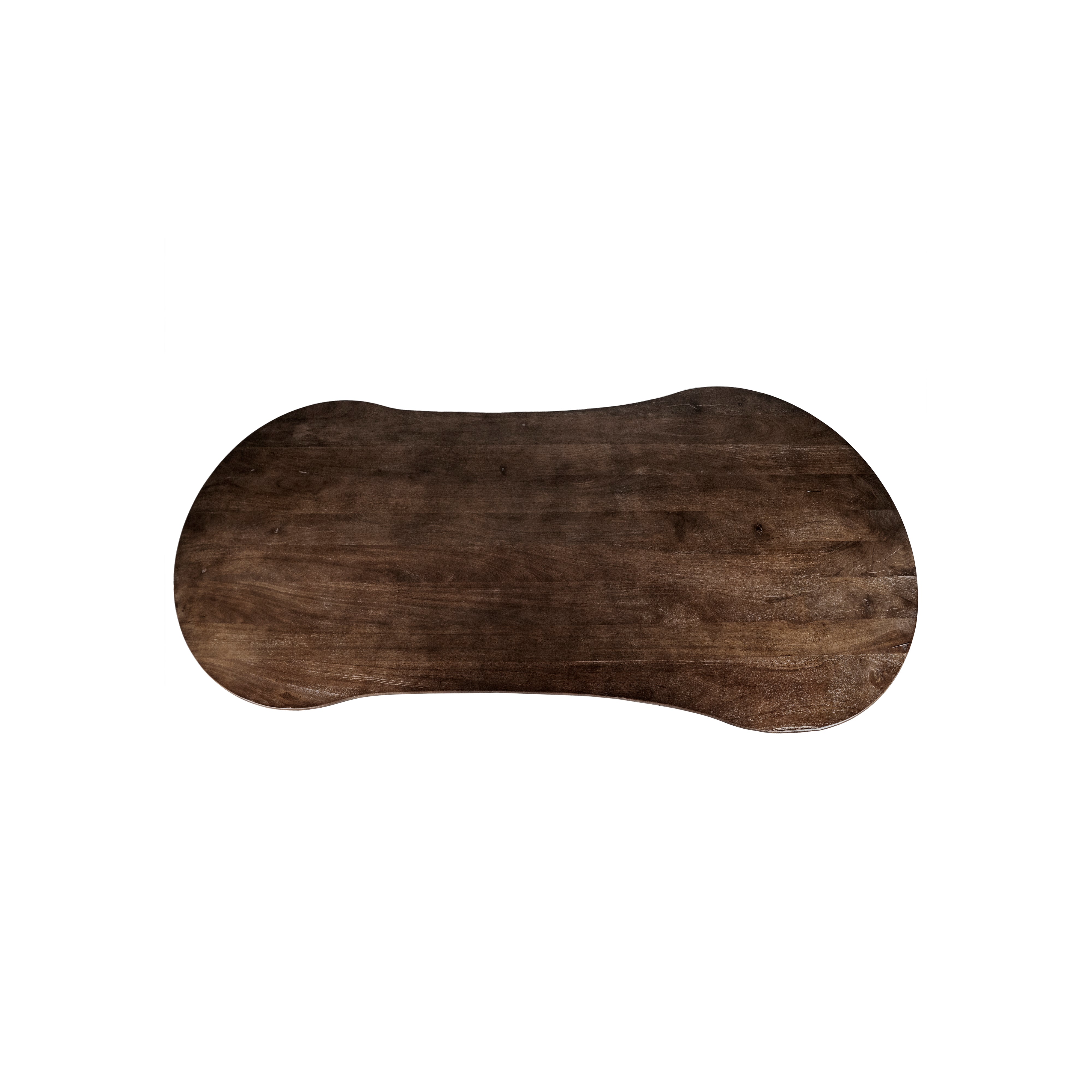 Oval Table JORDY Dark Brown Mango Wood