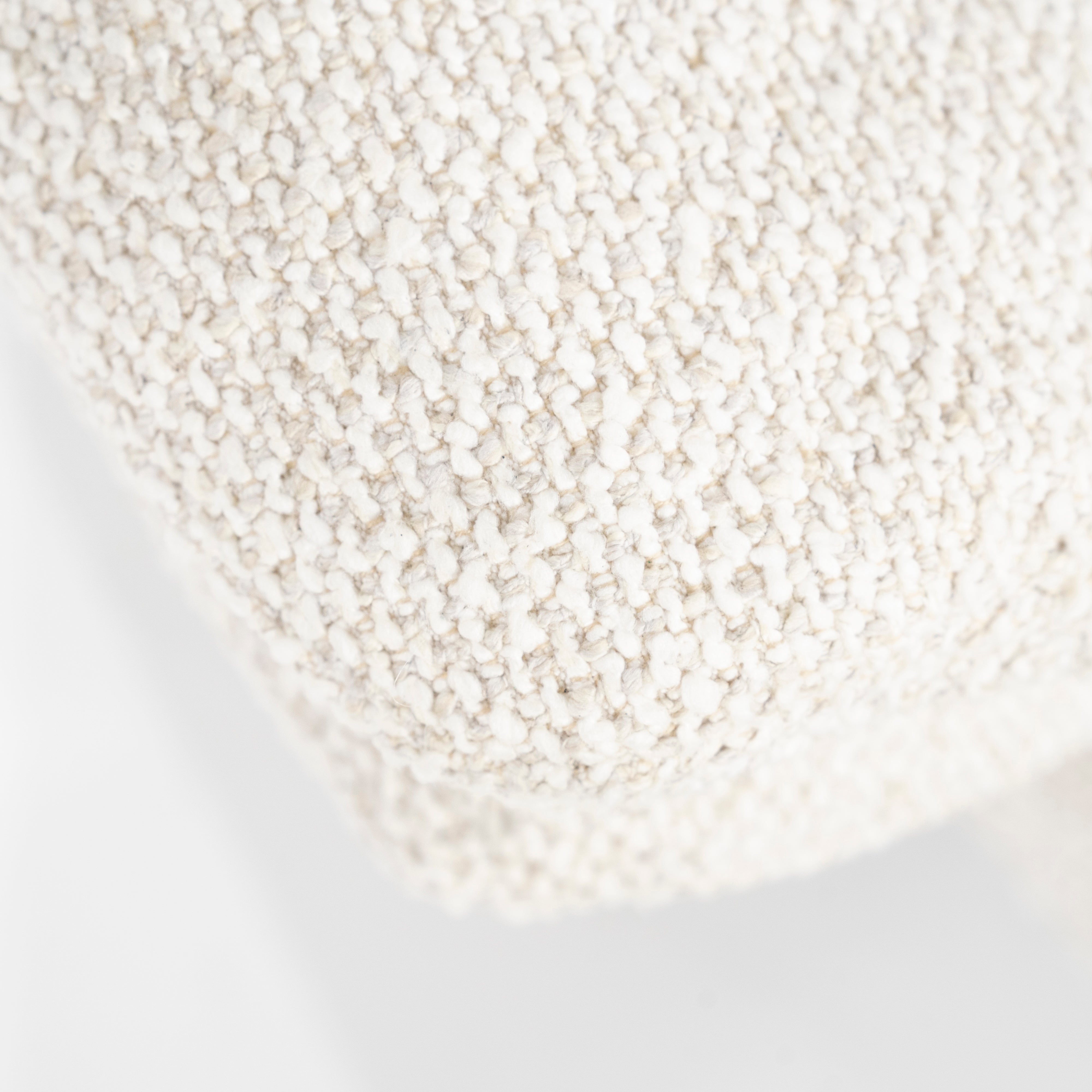 Sessel mit Fußstütze CALEB beige mit schwarzem Gestell