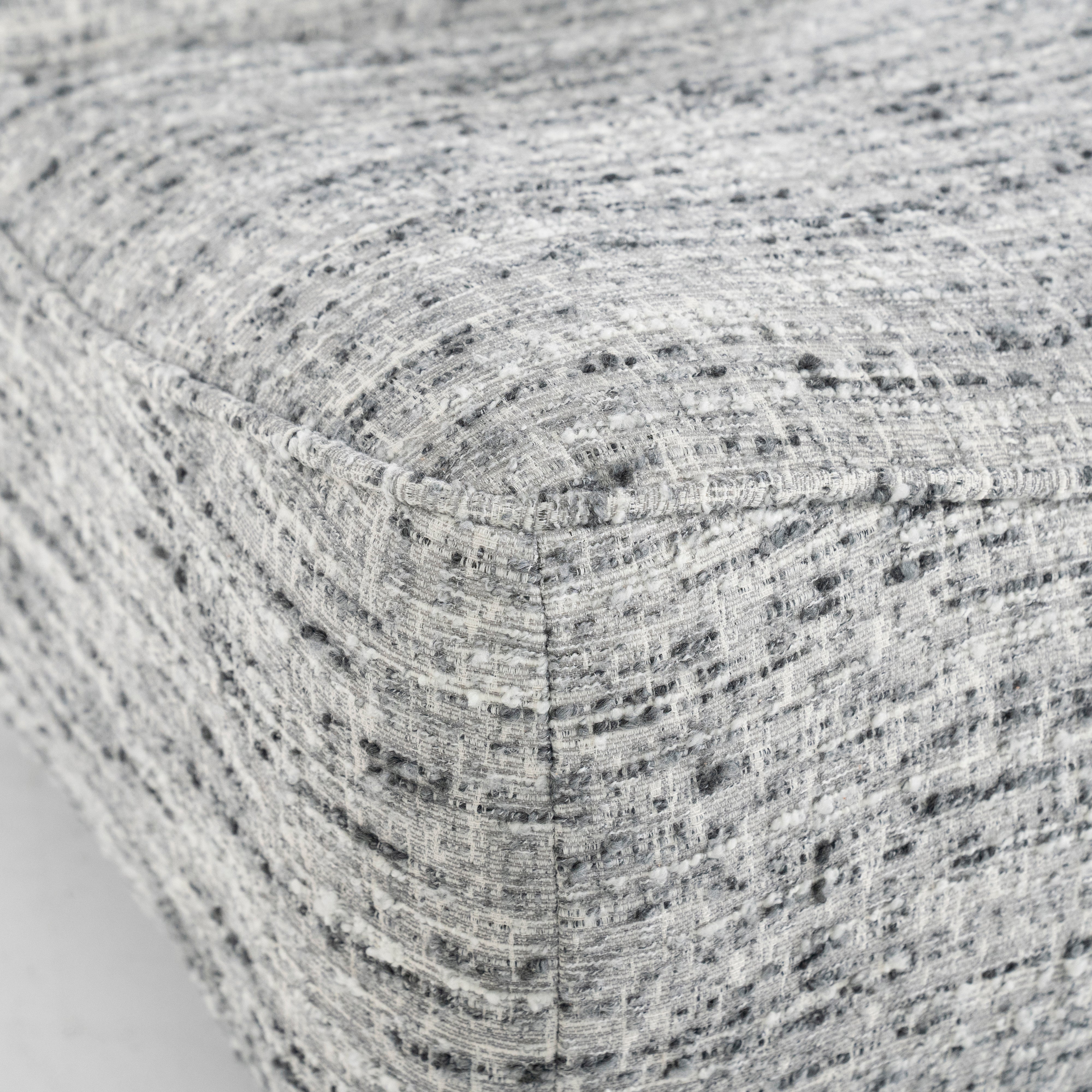 LOYS swivel armchair gray mélange