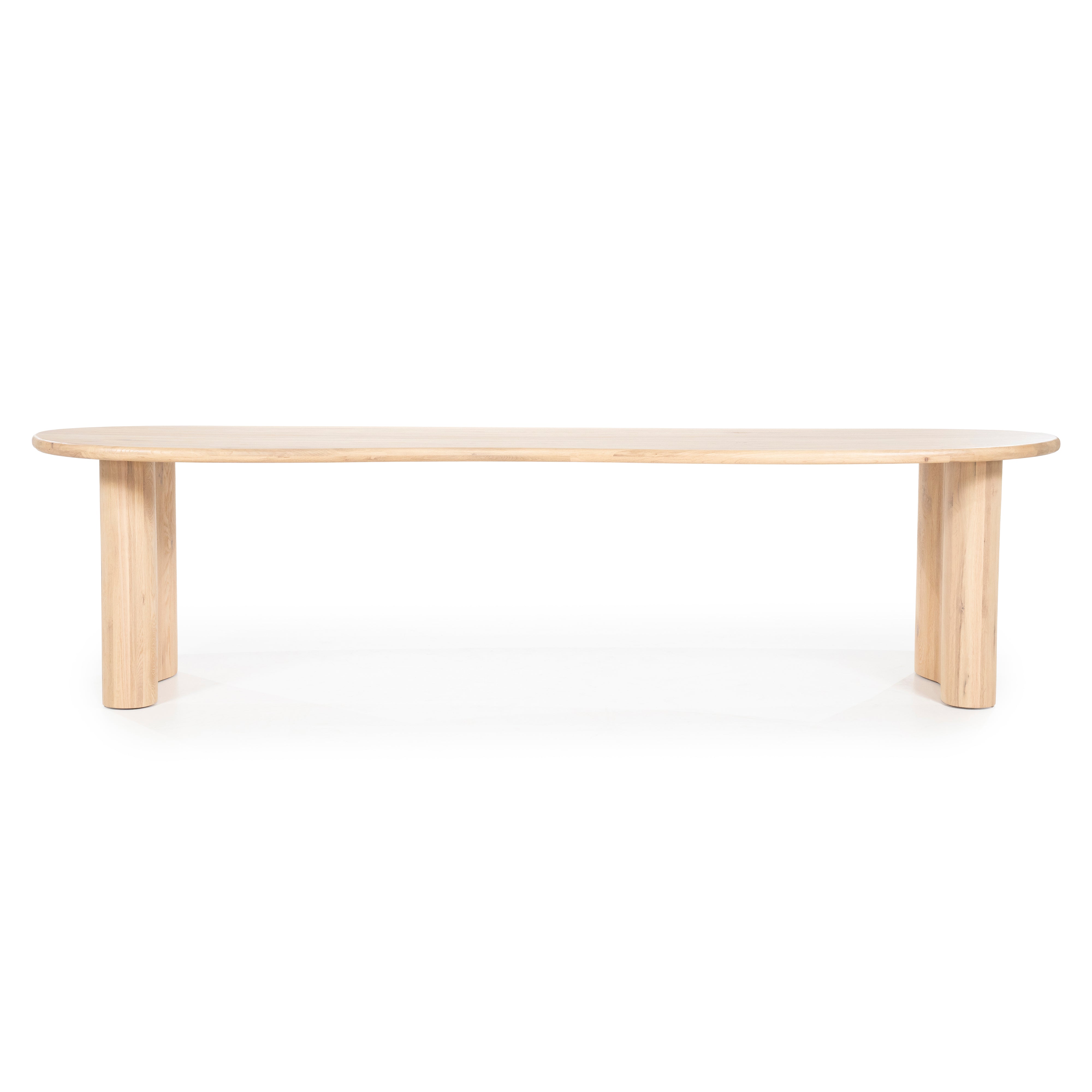 Ovale tafel JOSH van eikenhout