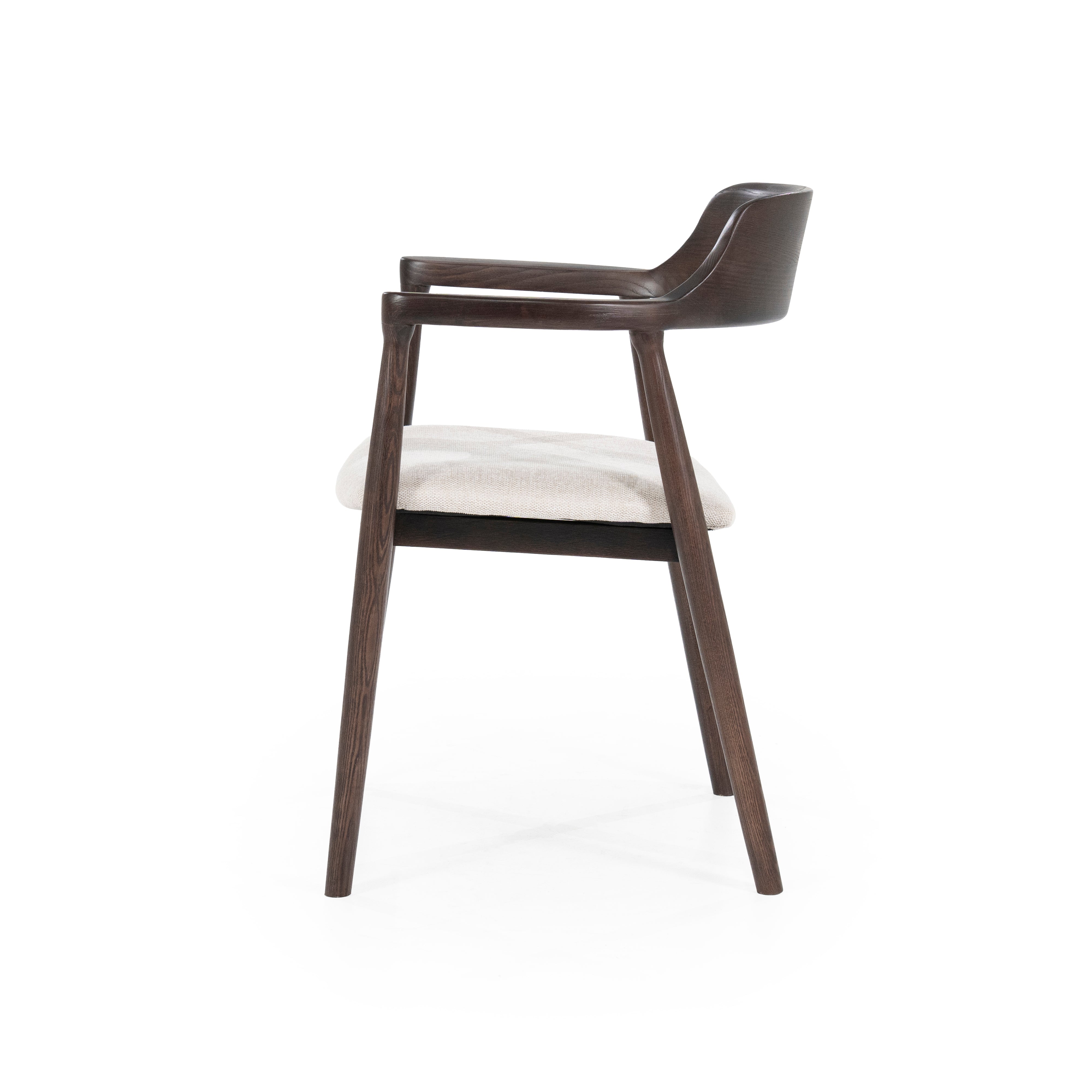 Stoel YORICK donker essenhout