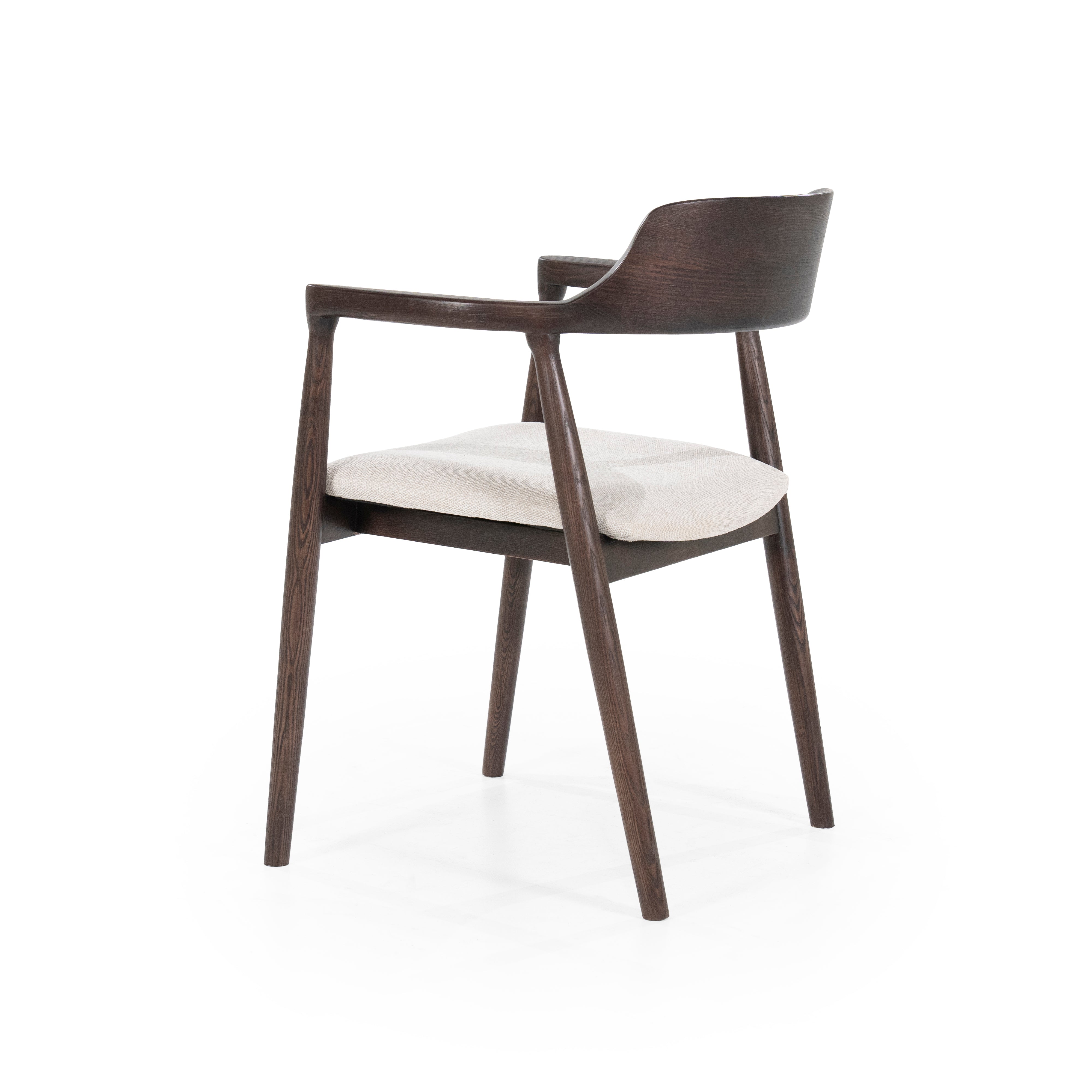 Stoel YORICK donker essenhout