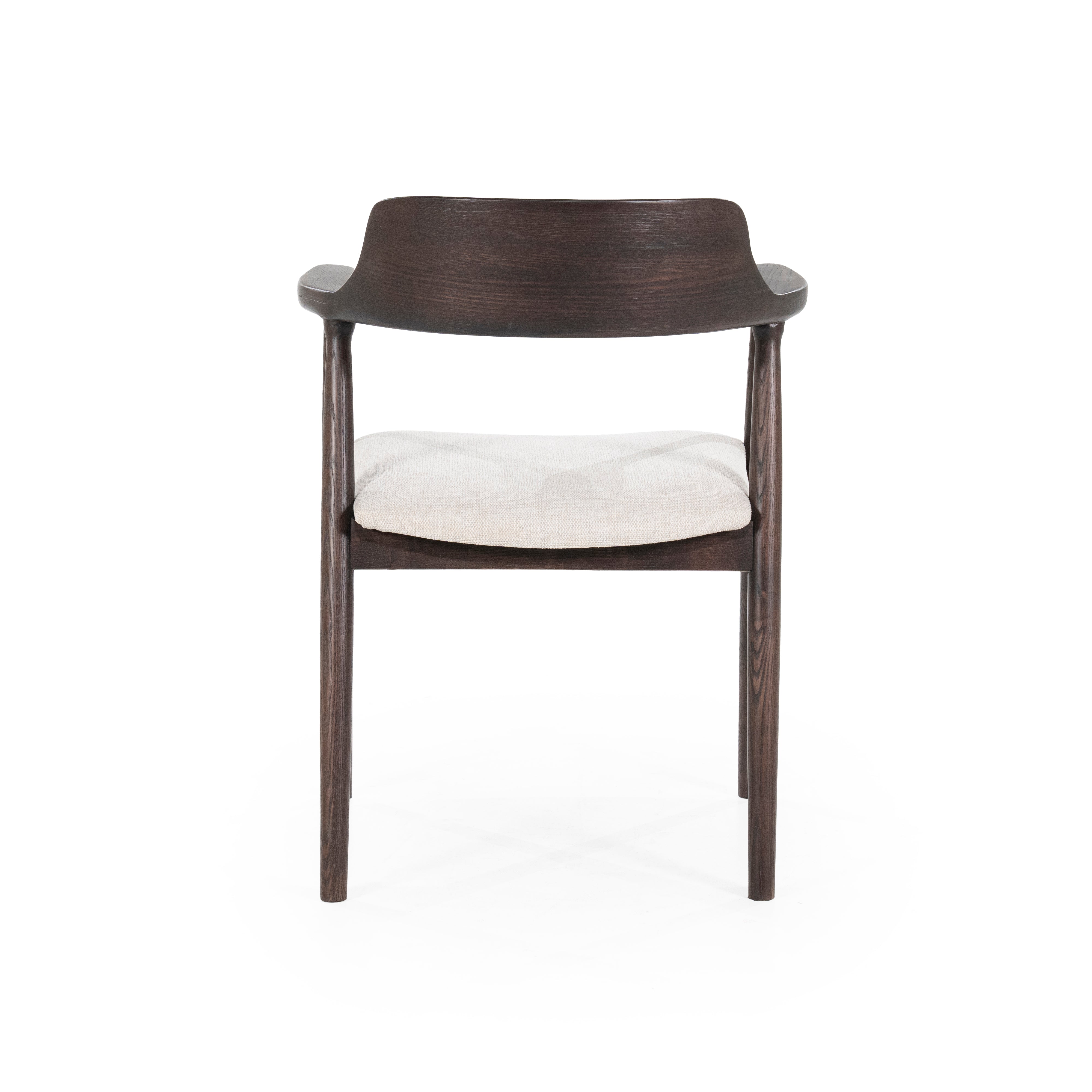 Stoel YORICK donker essenhout