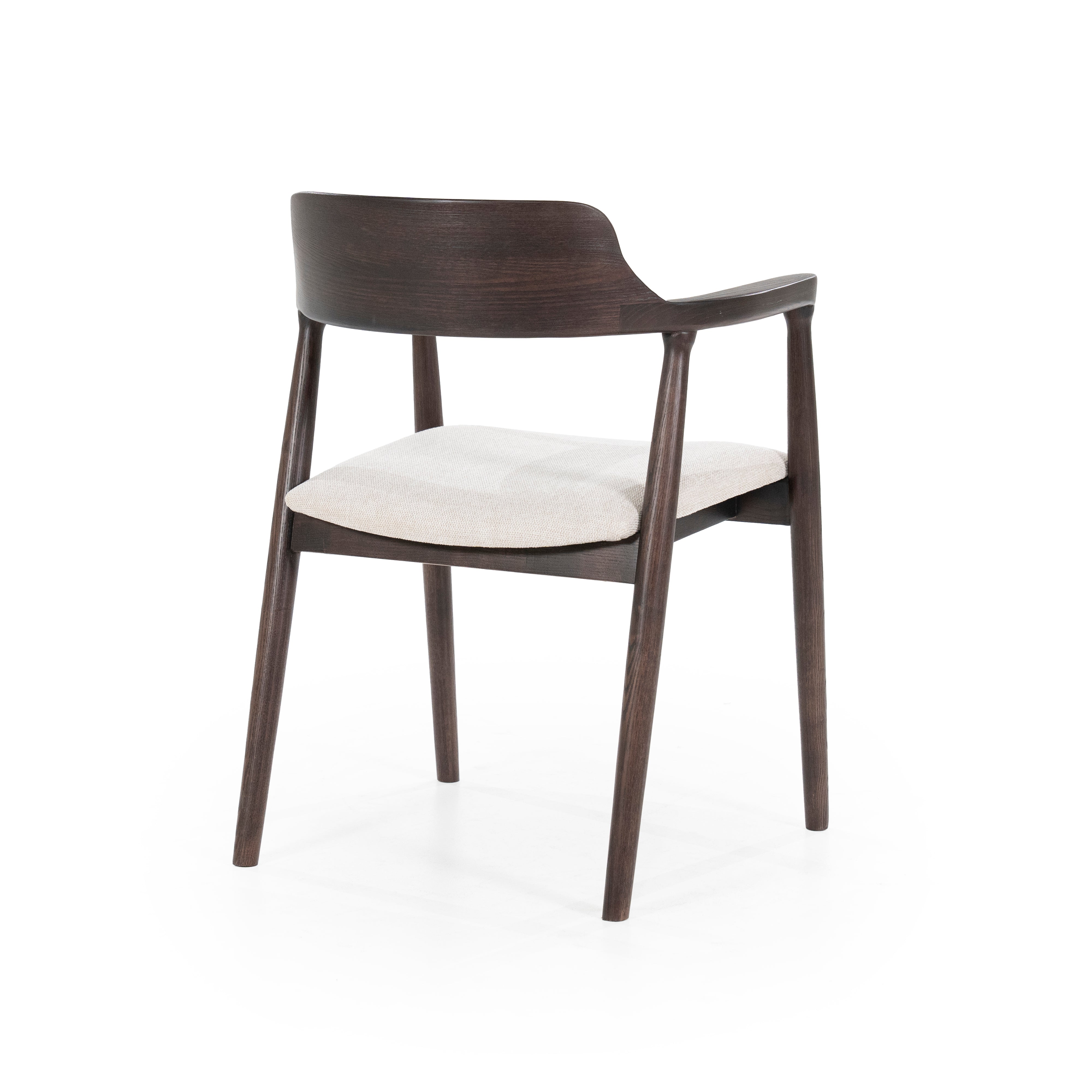 Stoel YORICK donker essenhout