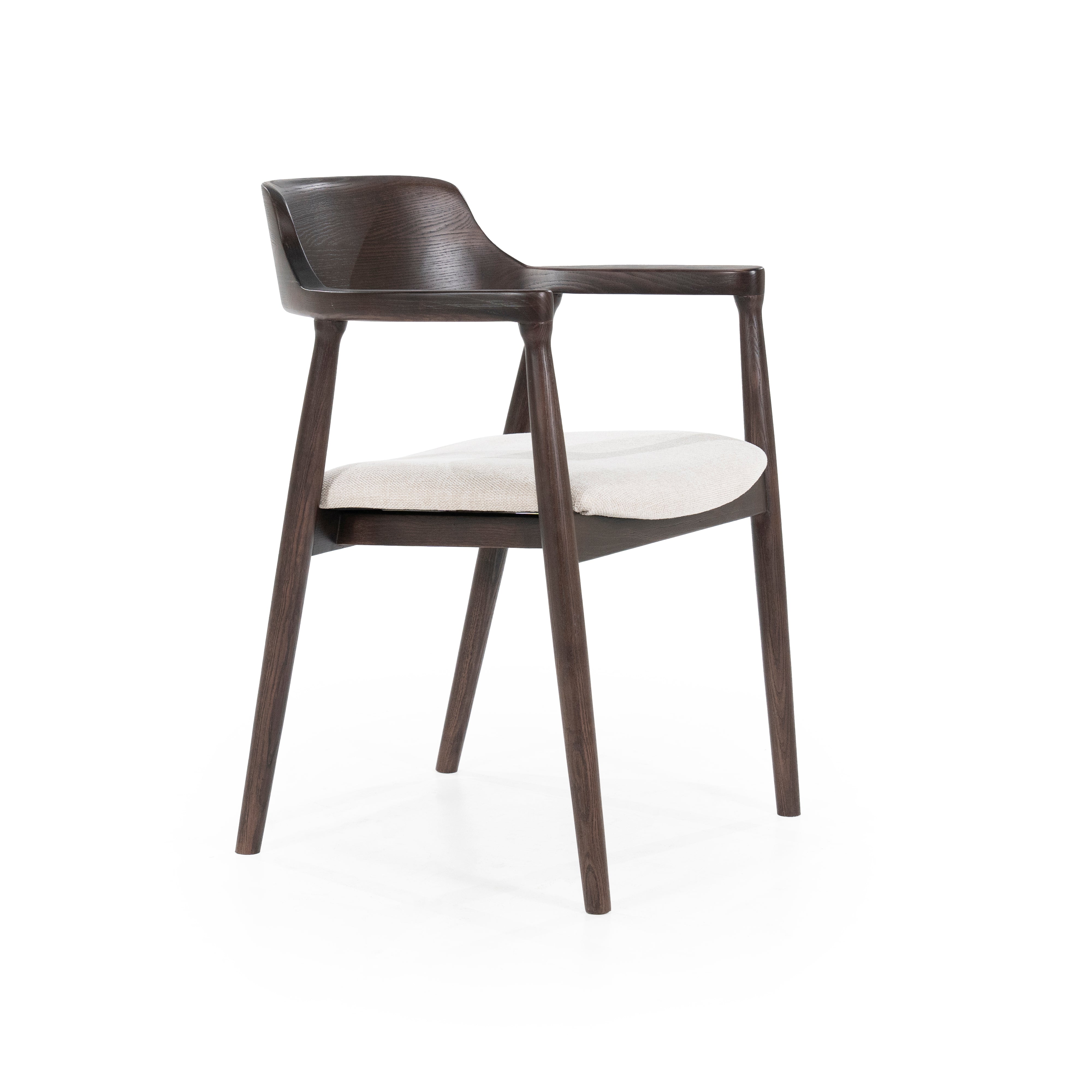 Stoel YORICK donker essenhout