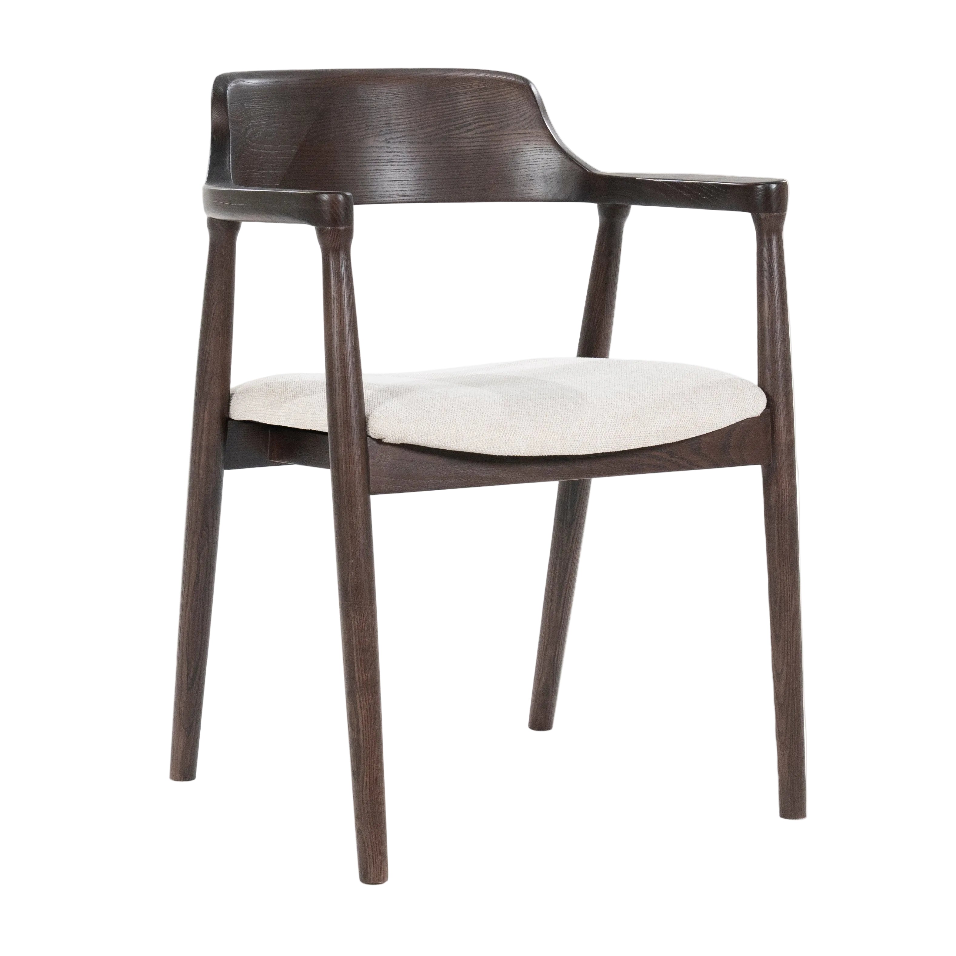 Stoel YORICK donker essenhout