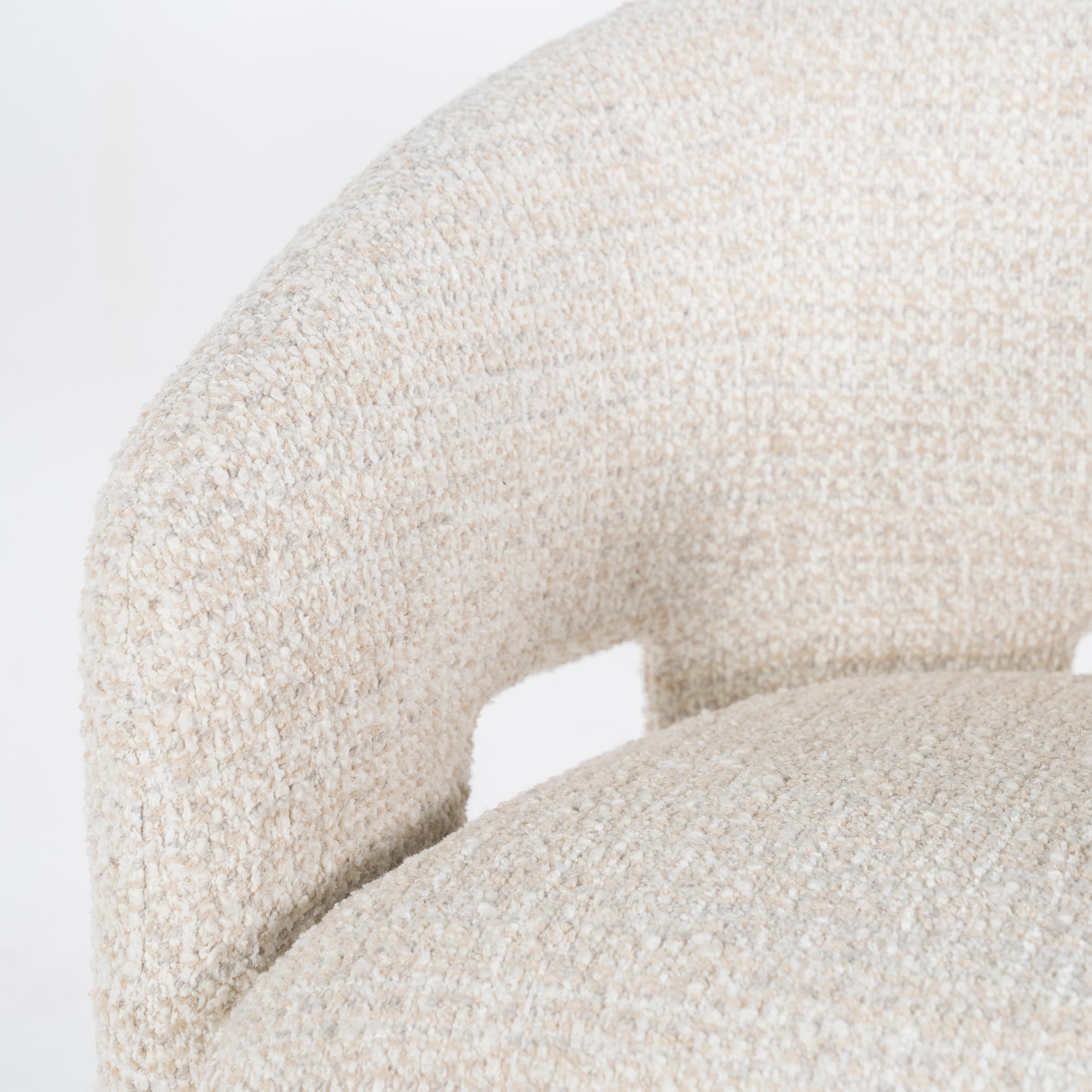 Sessel mit Armlehnen HAMILTON hellbeige